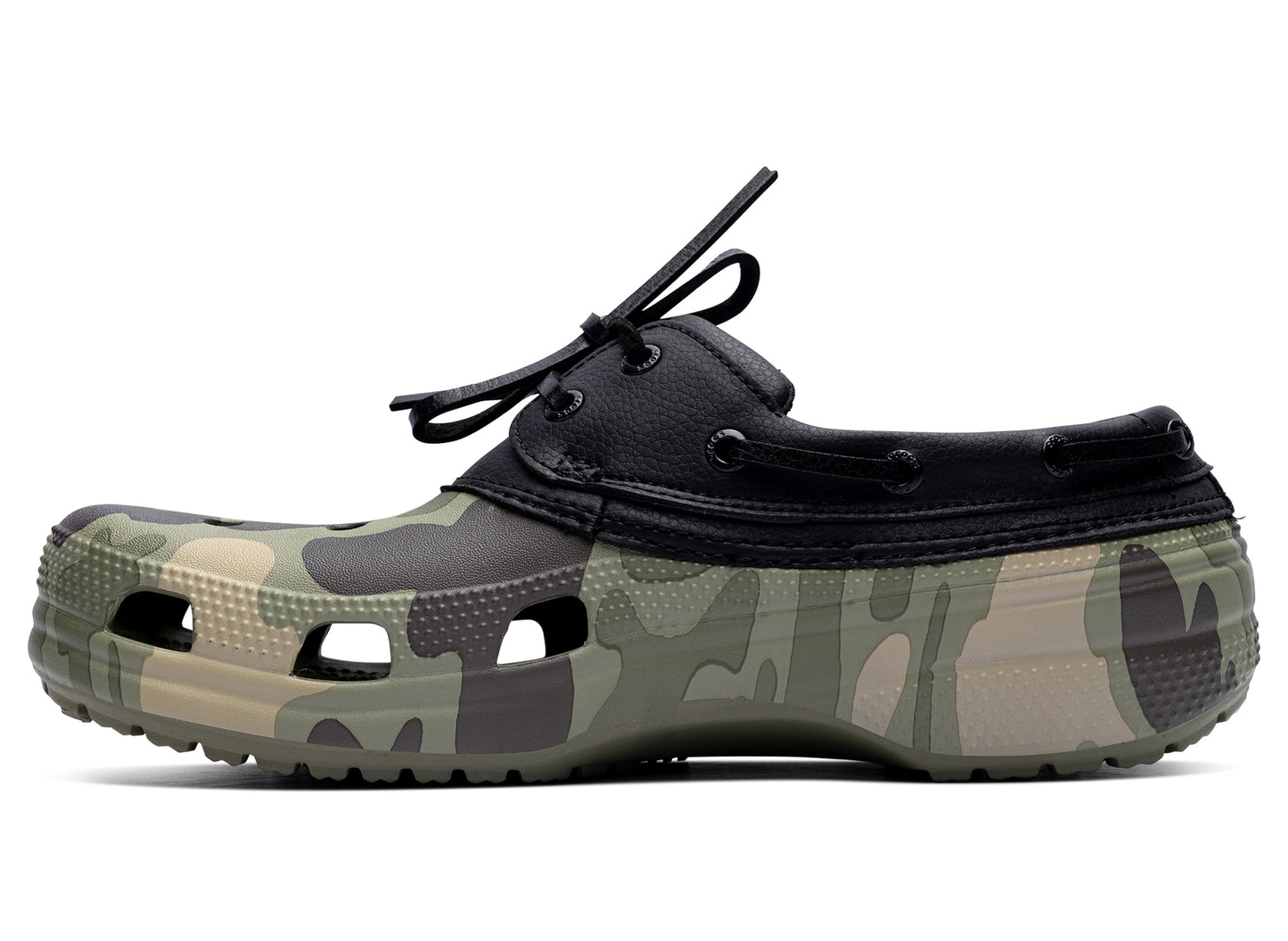 Crocs Classic Duck Camo Boat Shoe in Cargo Duck Camo - Damaged — view 3