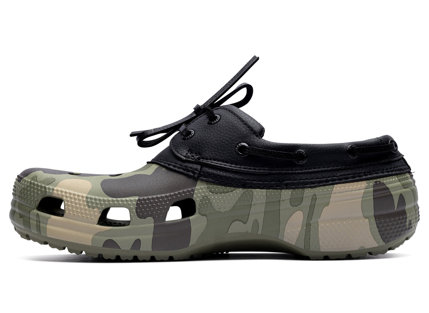 Crocs Classic Duck Camo Boat Shoe in Cargo Duck Camo - Damaged — view 3