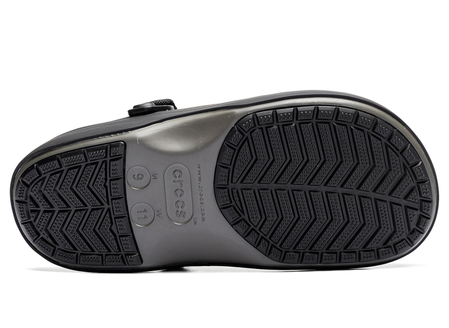 Crocs Classic Elevated Quilted Clog in Grey / Black — view 5