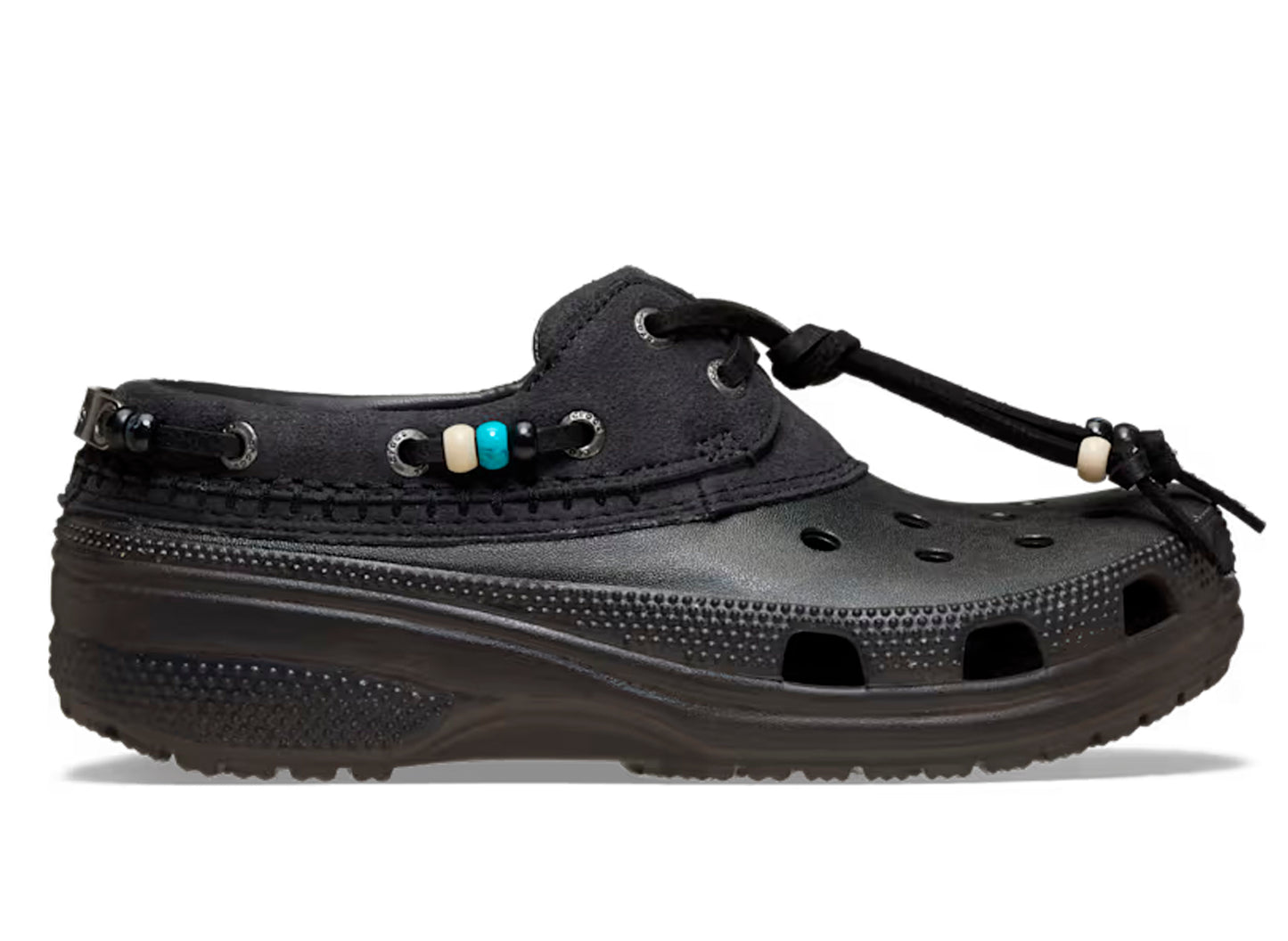 Crocs Classic Luxe Boat Shoe in Dark Cocoa