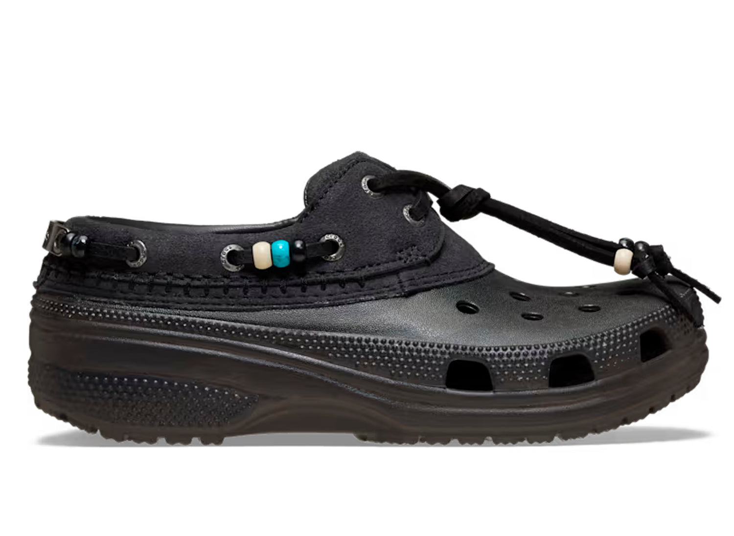 Crocs Classic Luxe Boat Shoe in Dark Cocoa
