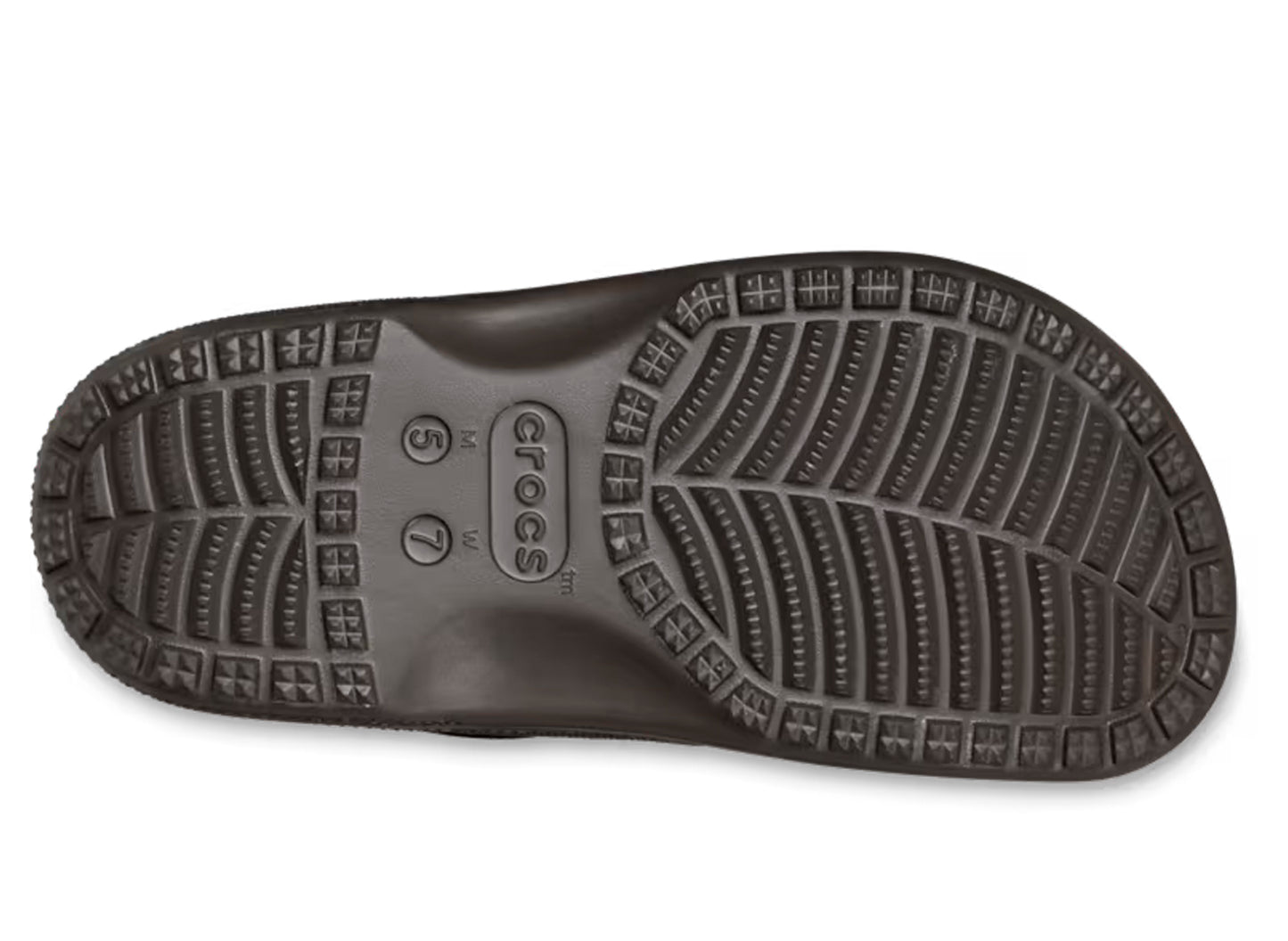 Crocs Classic Luxe Boat Shoe in Dark Cocoa — view 4