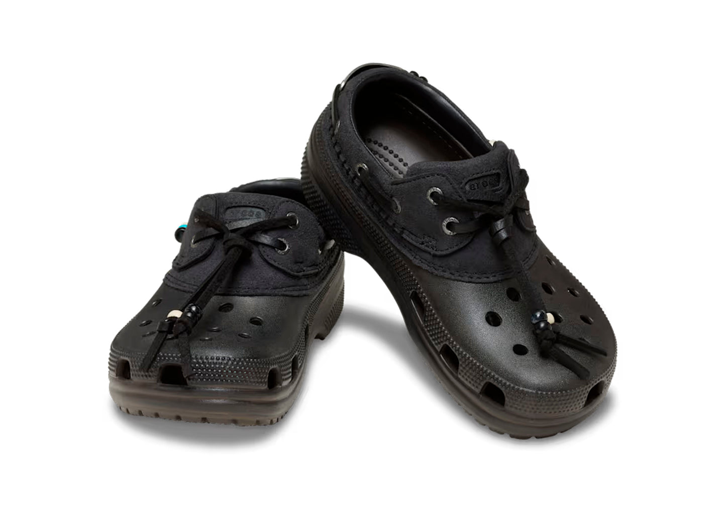 Crocs Classic Luxe Boat Shoe in Dark Cocoa — view 6