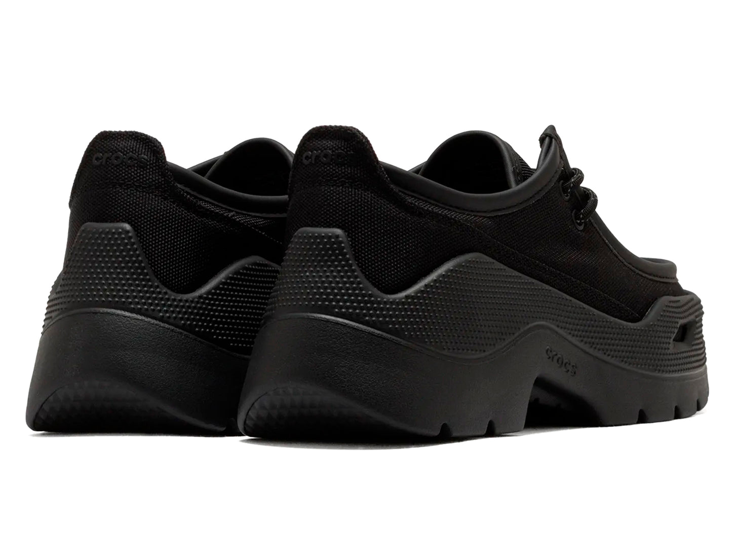Crocs Gallery Shoe Tech in Black — view 2
