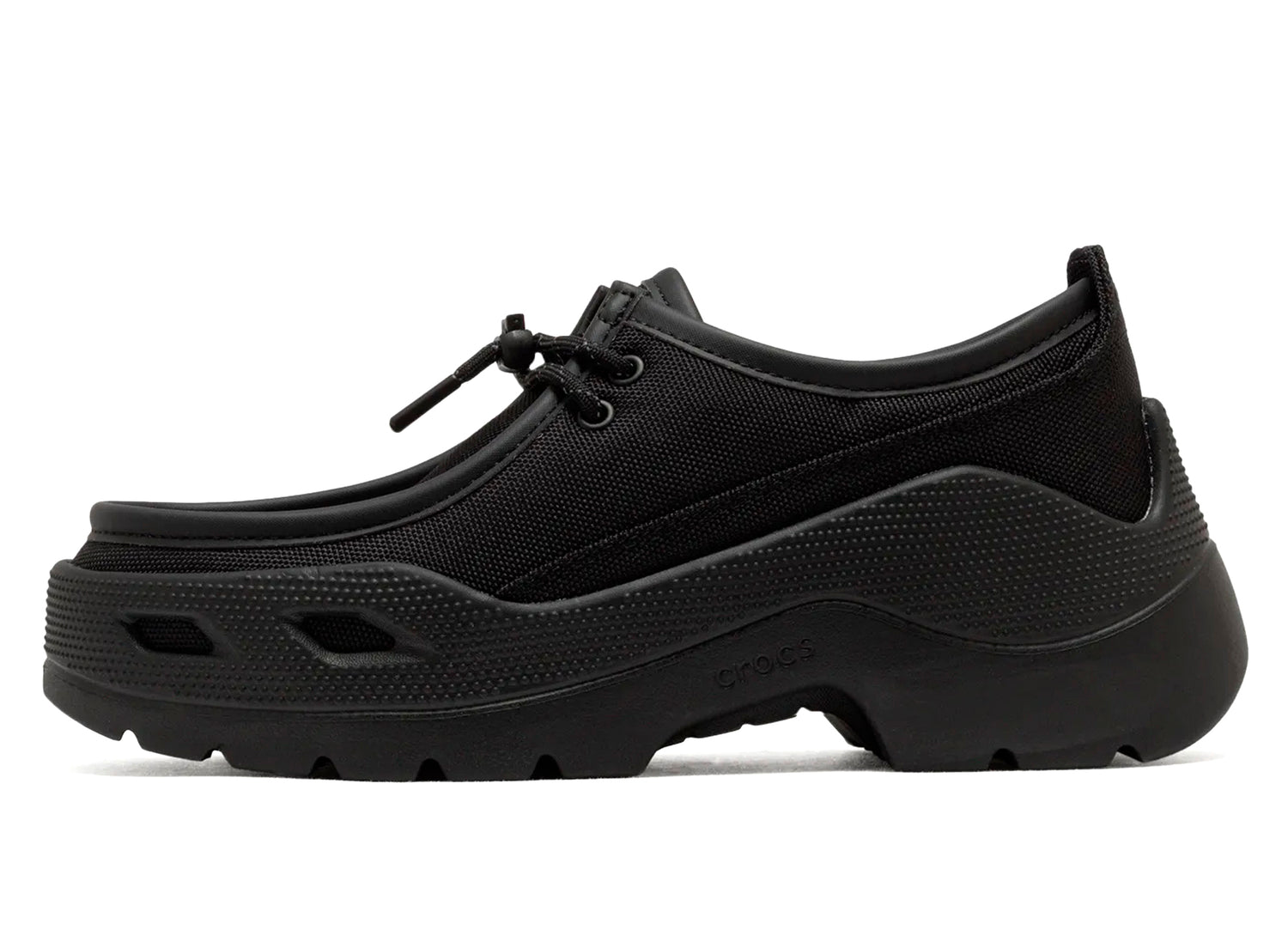 Crocs Gallery Shoe Tech in Black — view 3