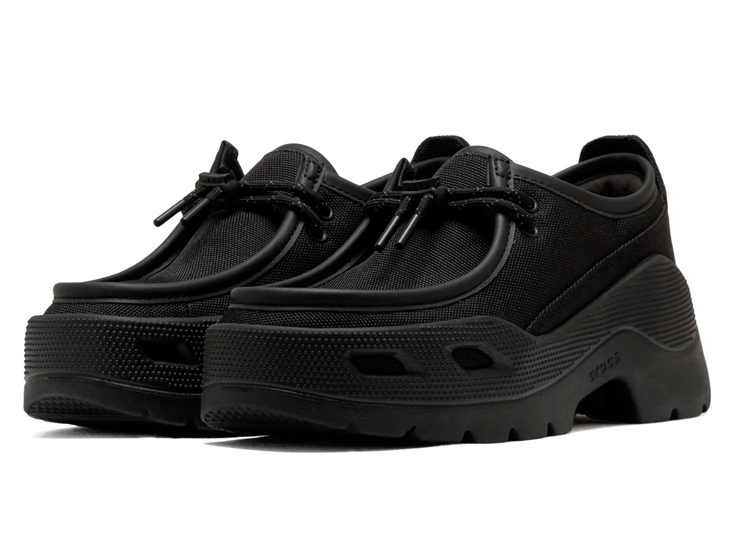 Crocs Gallery Shoe Tech in Black — view 4
