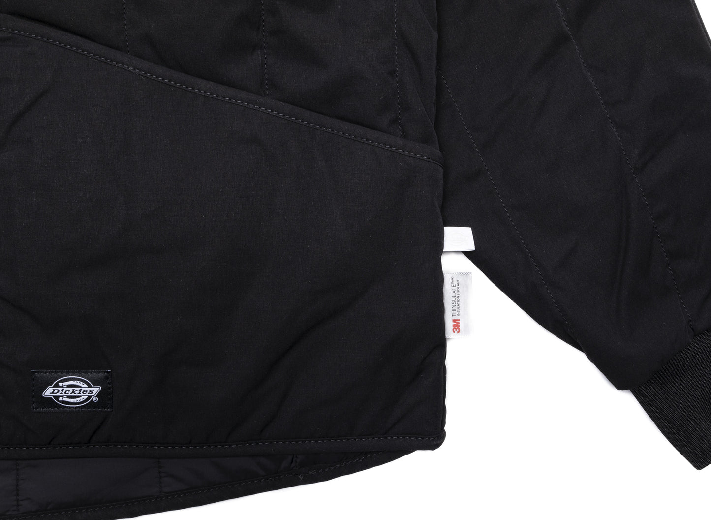 Dickies Insulated Quilted Jacket in Black - view 2