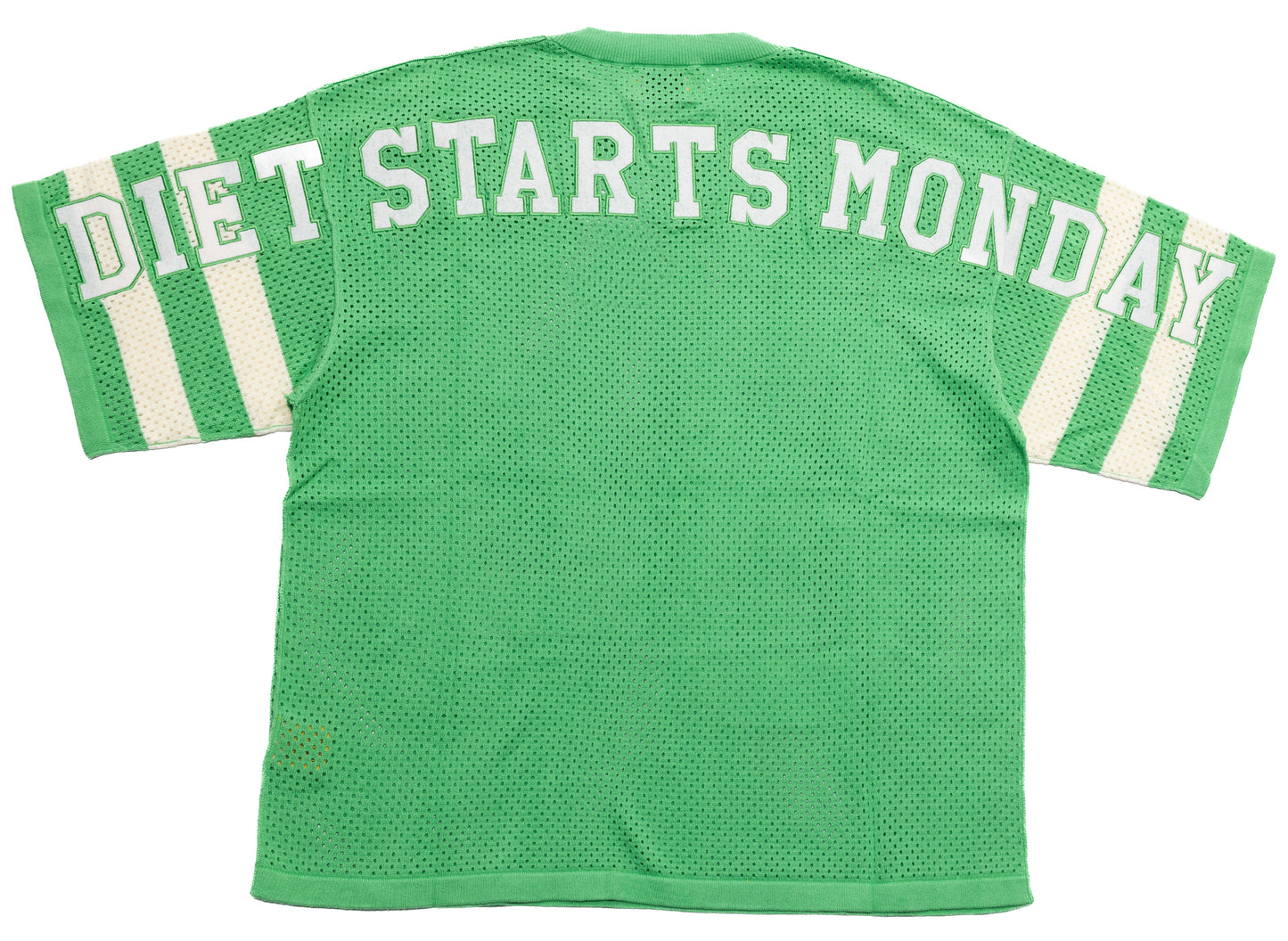 Diet Starts Monday Knit Mesh Jersey in Green - view 2