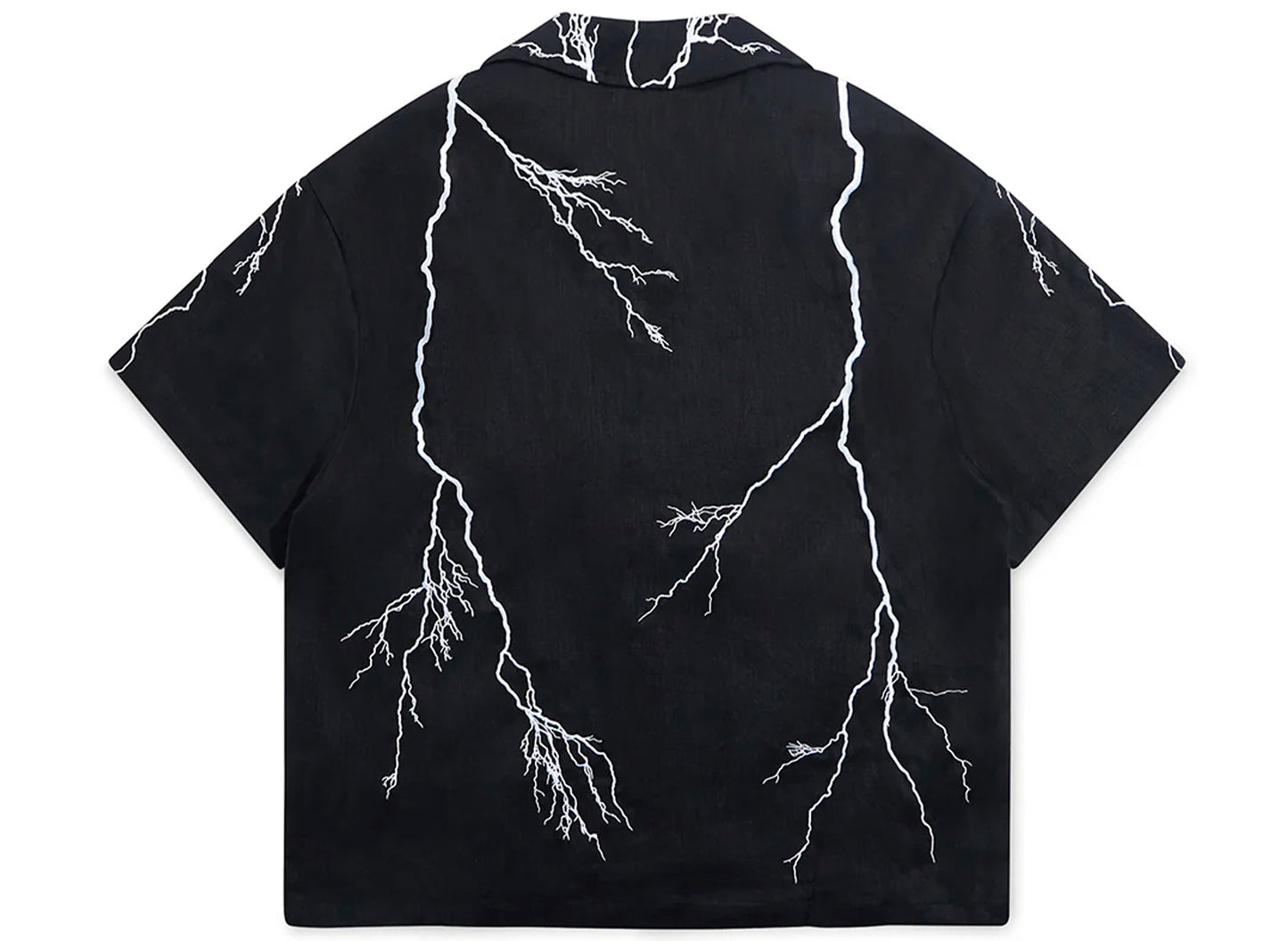 Diet Starts Monday Lightning Button Up in Black - view 2