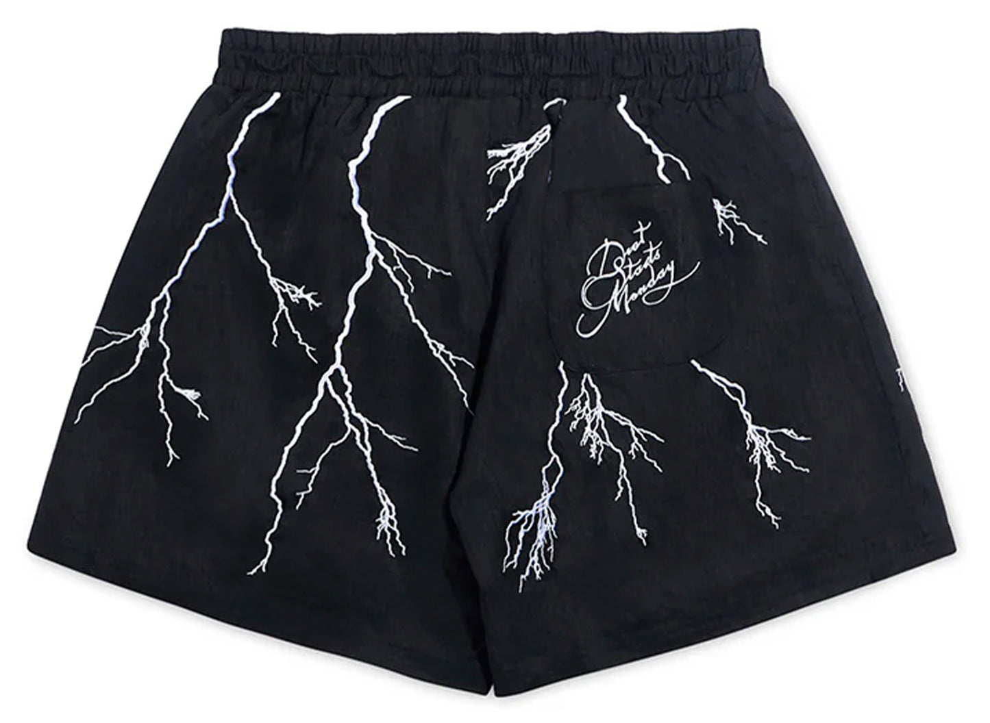 Diet Starts Monday Lightning Shorts in Black - view 2