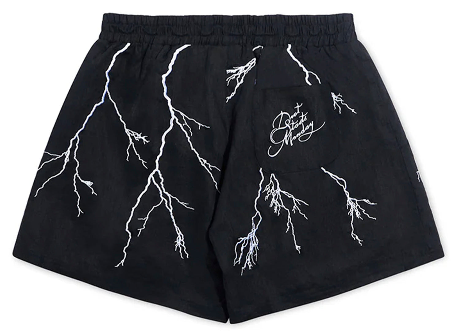 Diet Starts Monday Lightning Shorts in Black - view 2