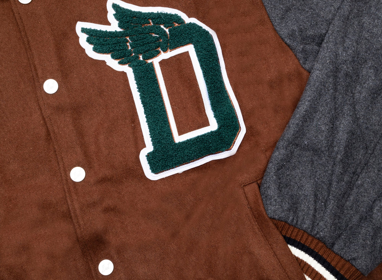 Diet Starts Monday Wings Varsity Jacket - view 2