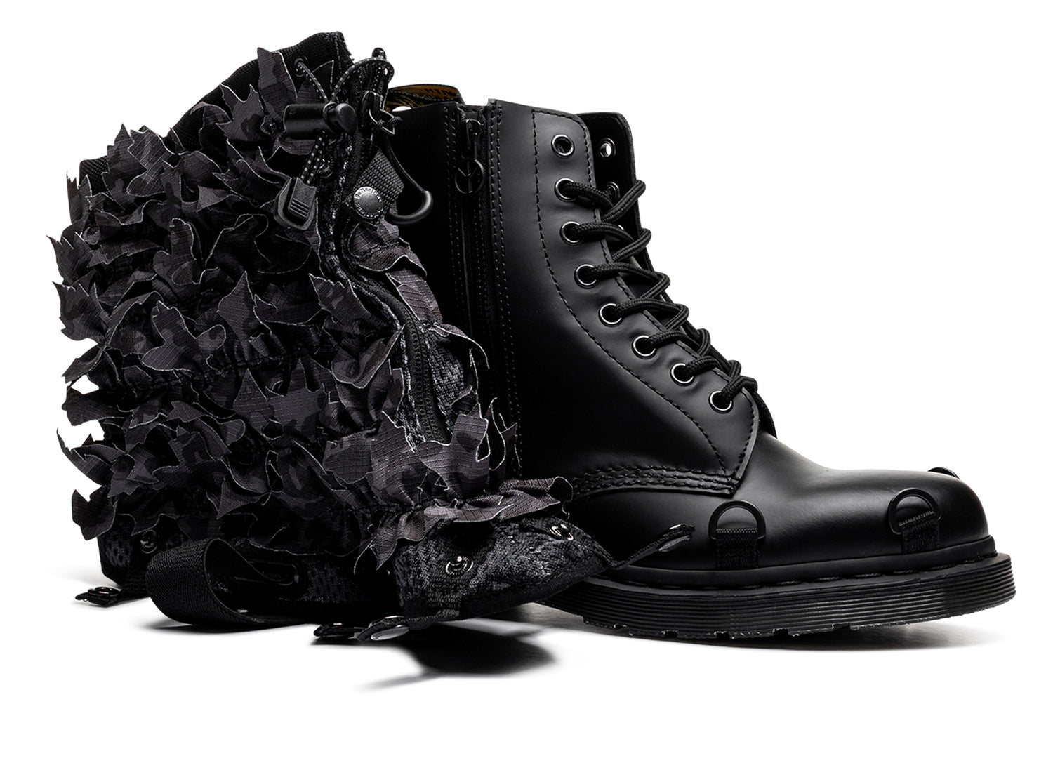 Dr. Martens 1460 Babylon in Black — view 2