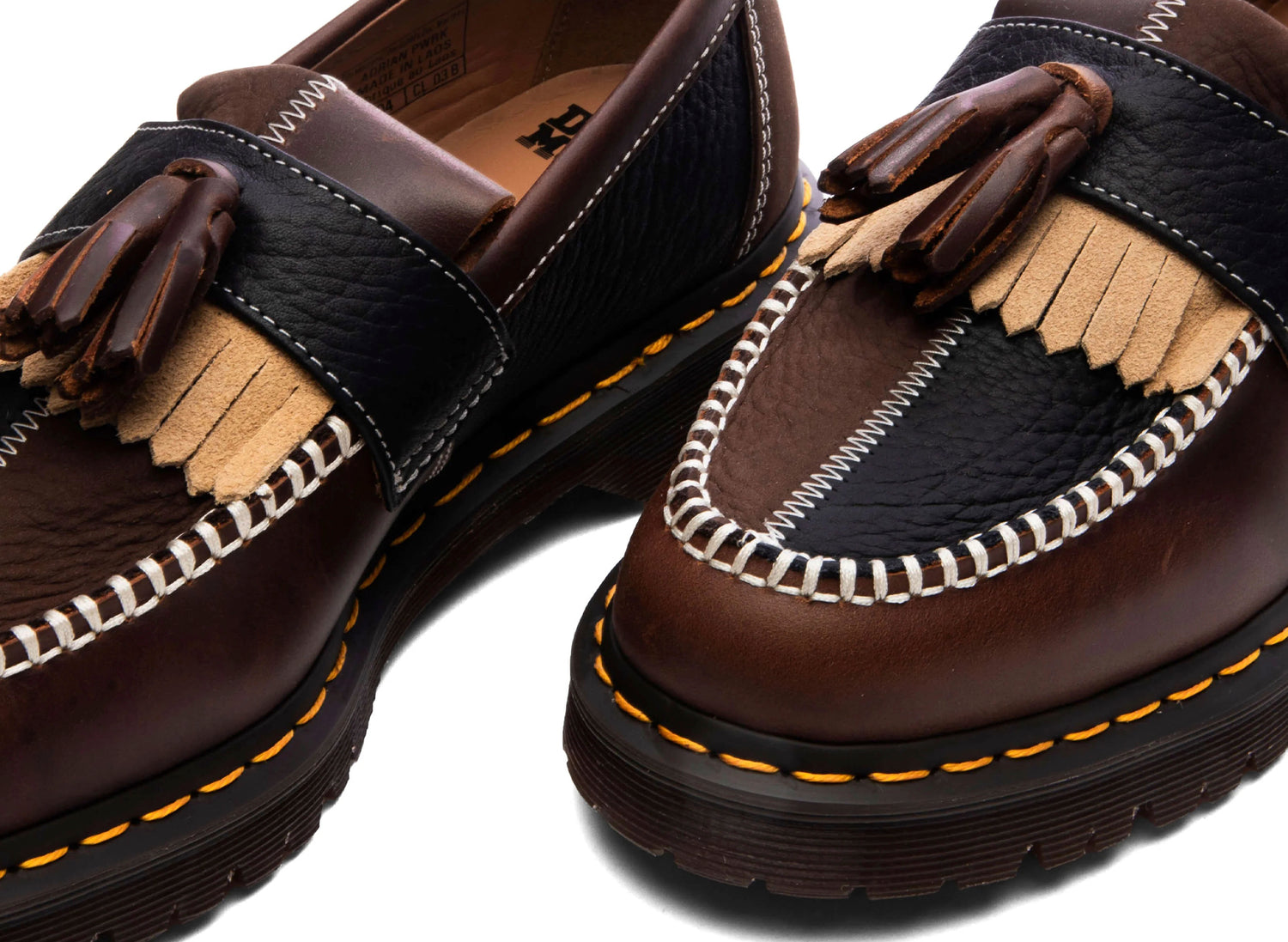 Dr. Martens Adrian PWRK in Butterscotch / Dark Brown — view 2