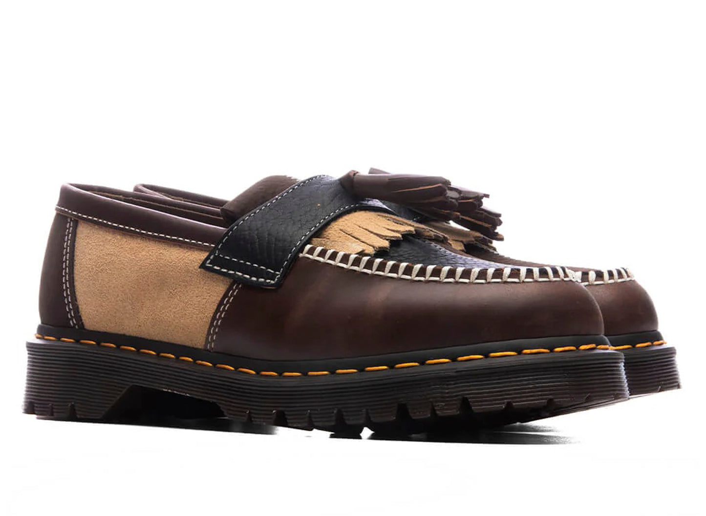 Dr. Martens Adrian PWRK in Butterscotch / Dark Brown — view 5