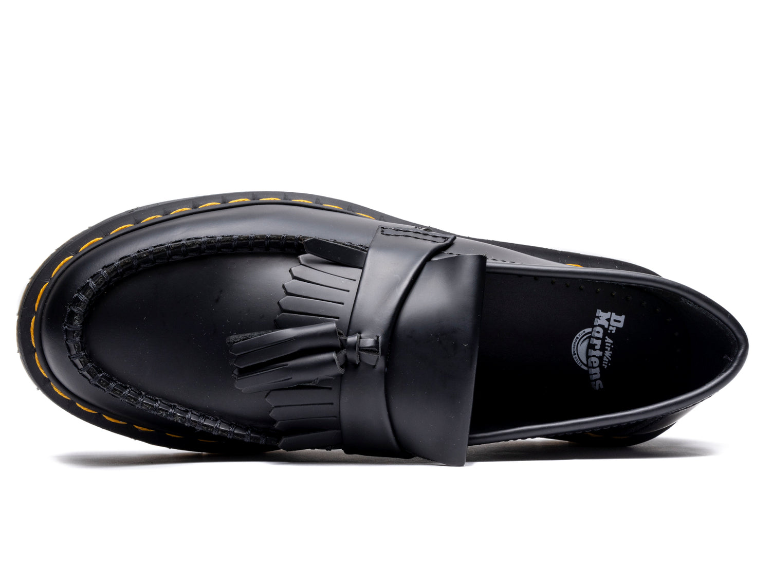 Dr. Martens Adrian Quad Black Smooth – Oneness Boutique
