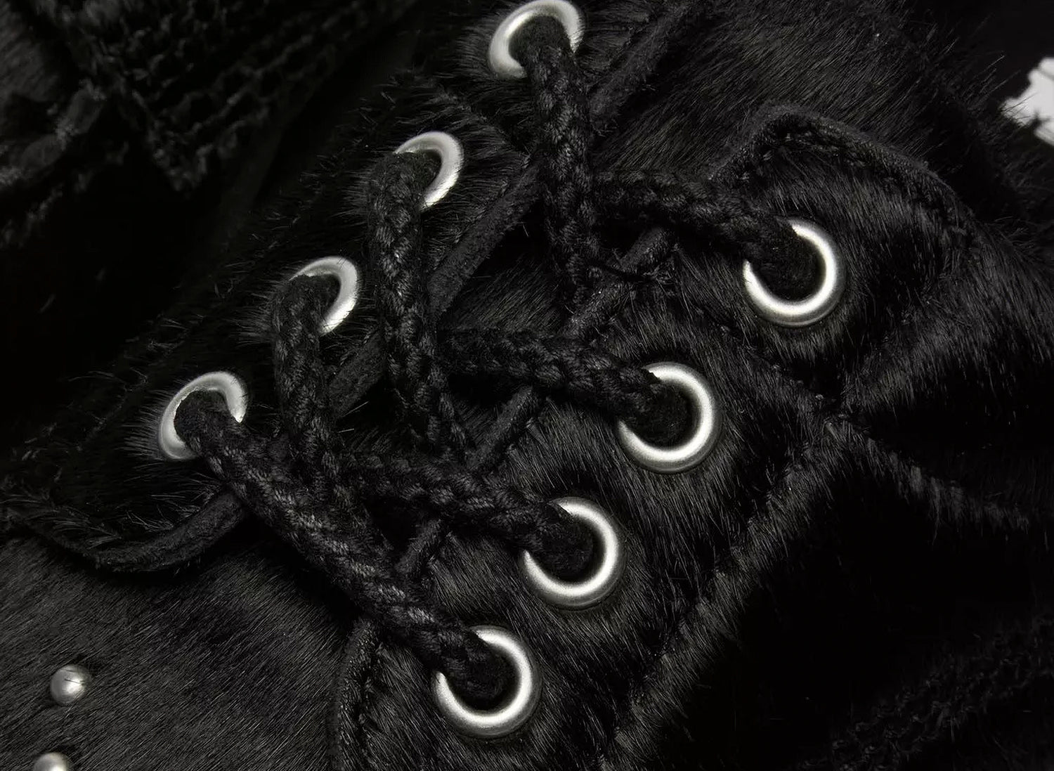 Dr. Martens Lowell Stud in Black Analine — view 6