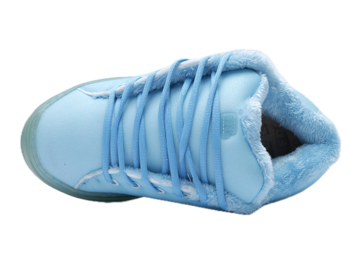 ERL Foam Vamp in Electric Blue, men's padded low-top sneaker, view 4
