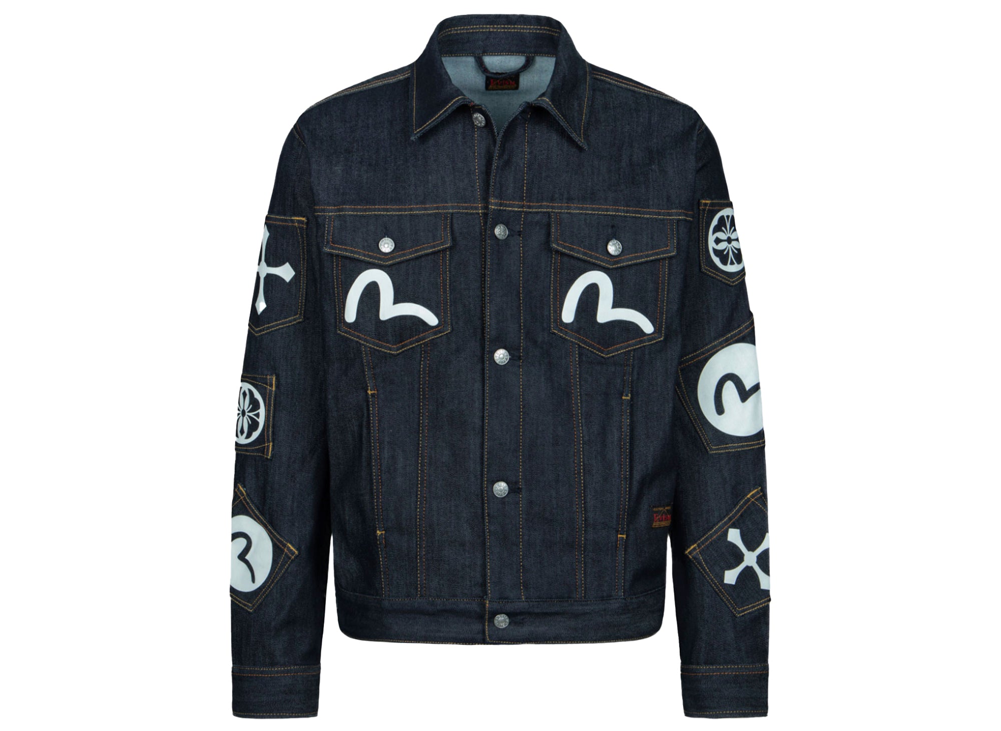 Evisu 8 Pocket Relax Fit Denim Jacket | Oneness Boutique