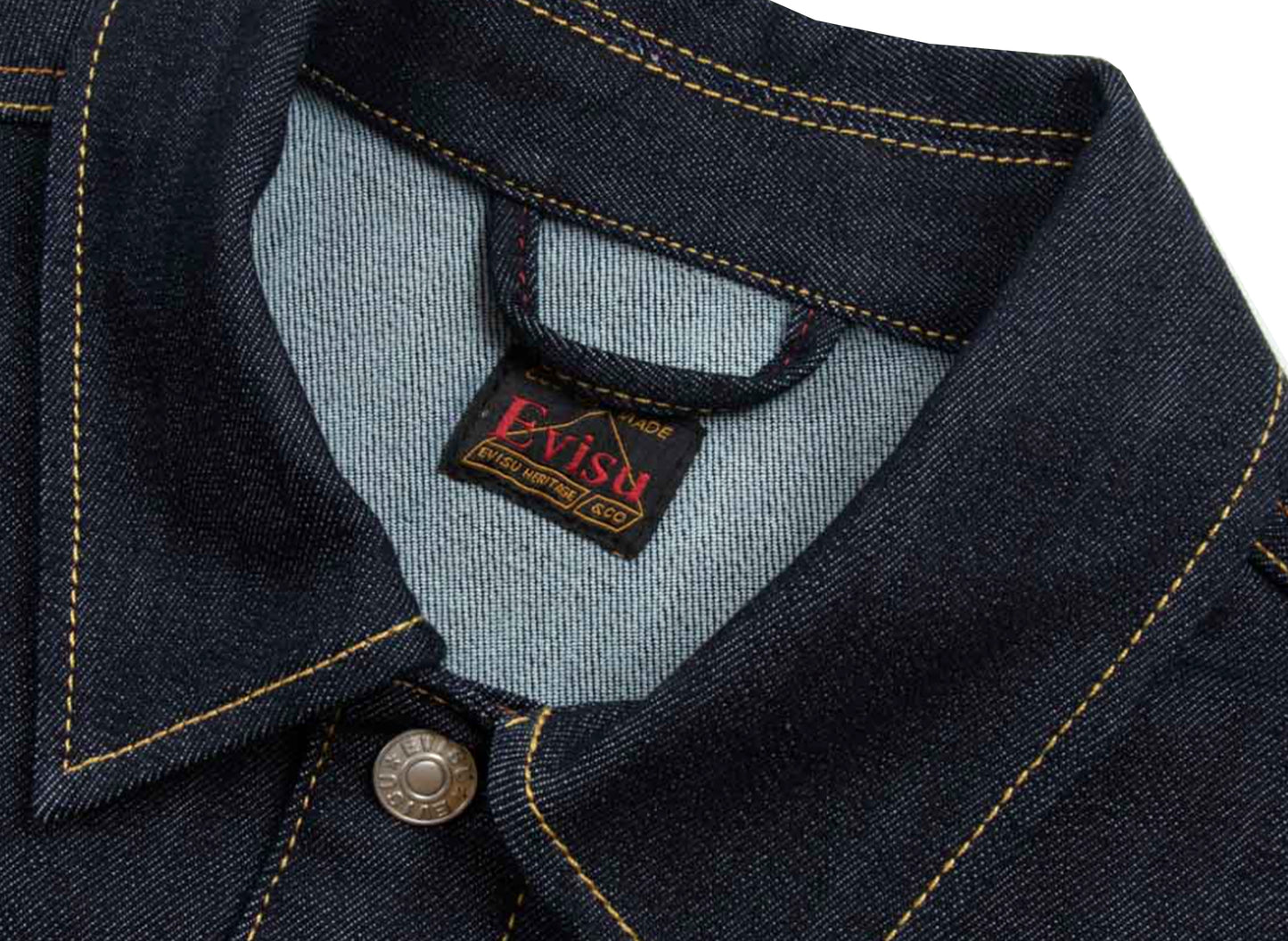 Evisu 8 Pocket Relax Fit Denim Jacket - view 3
