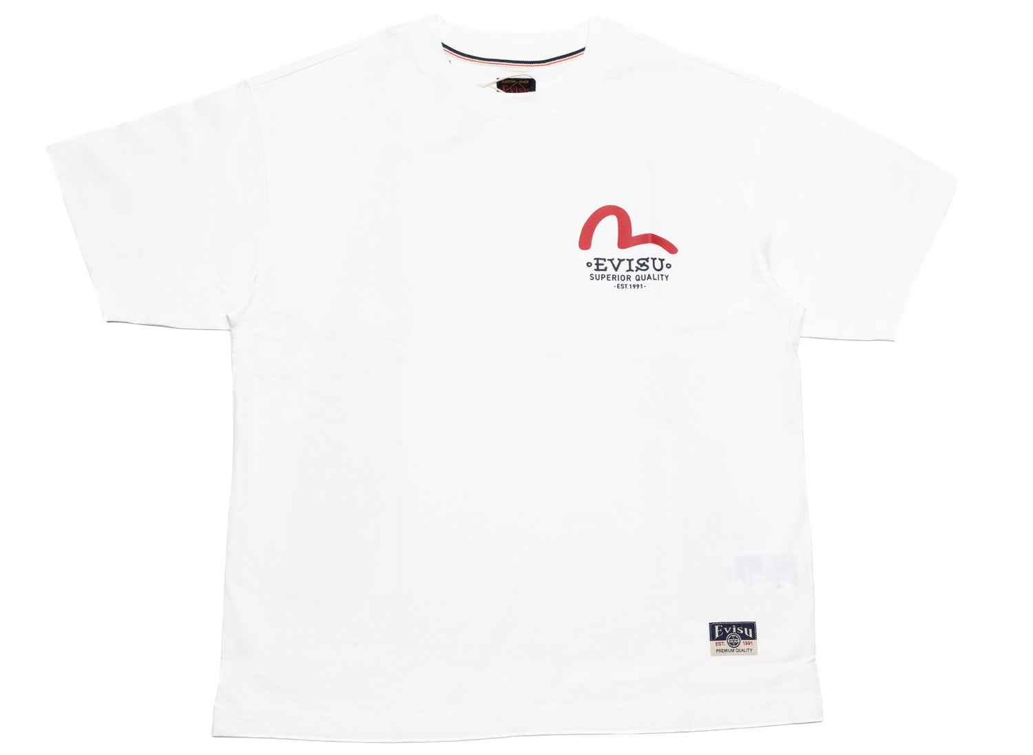 Evisu Daicock Printed S/S Tee in White
