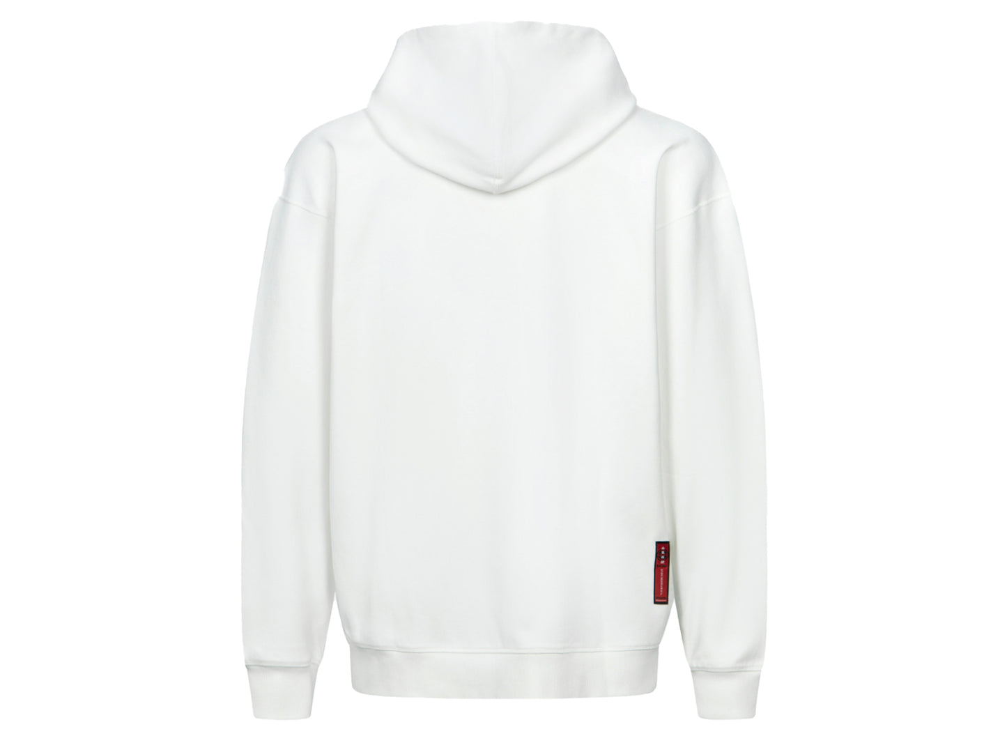 Evisu Deer & Treasure Pattern Seagull Print Loose Fit Hoodie in White - view 2