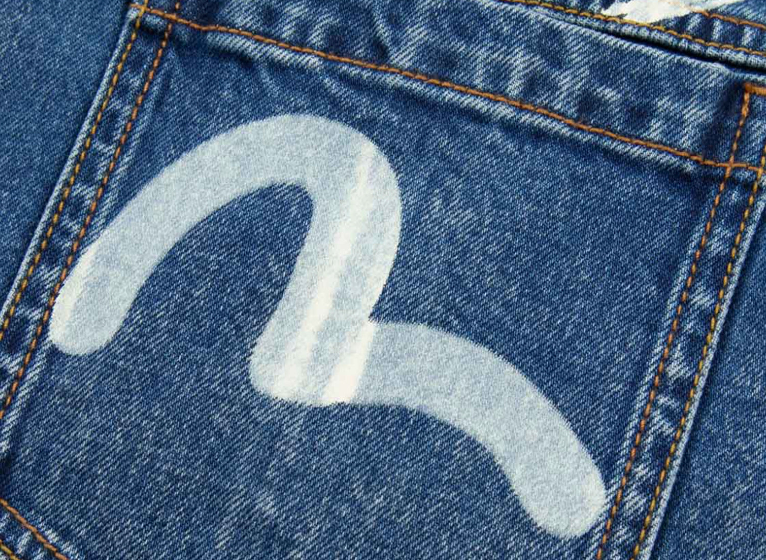 Evisu Graffiti Print Loose Fit Hooded Denim Jacket - view 3