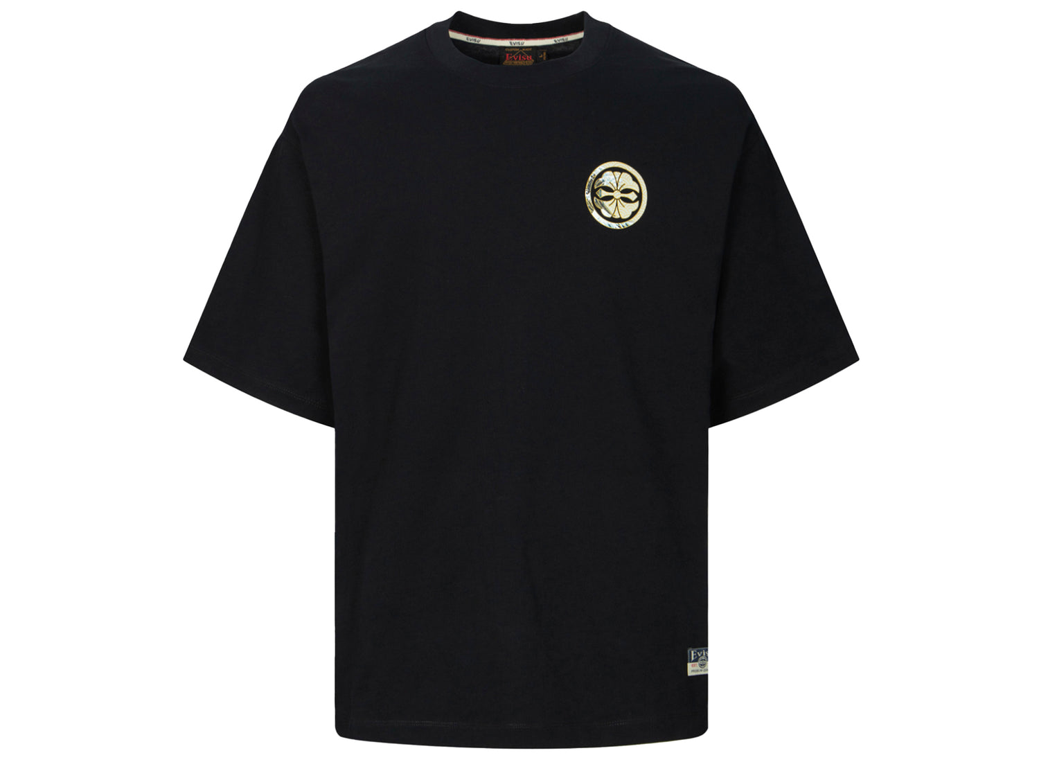 Evisu Kamon and the Great Wave Daicock Print Relax Fit T-Shirt