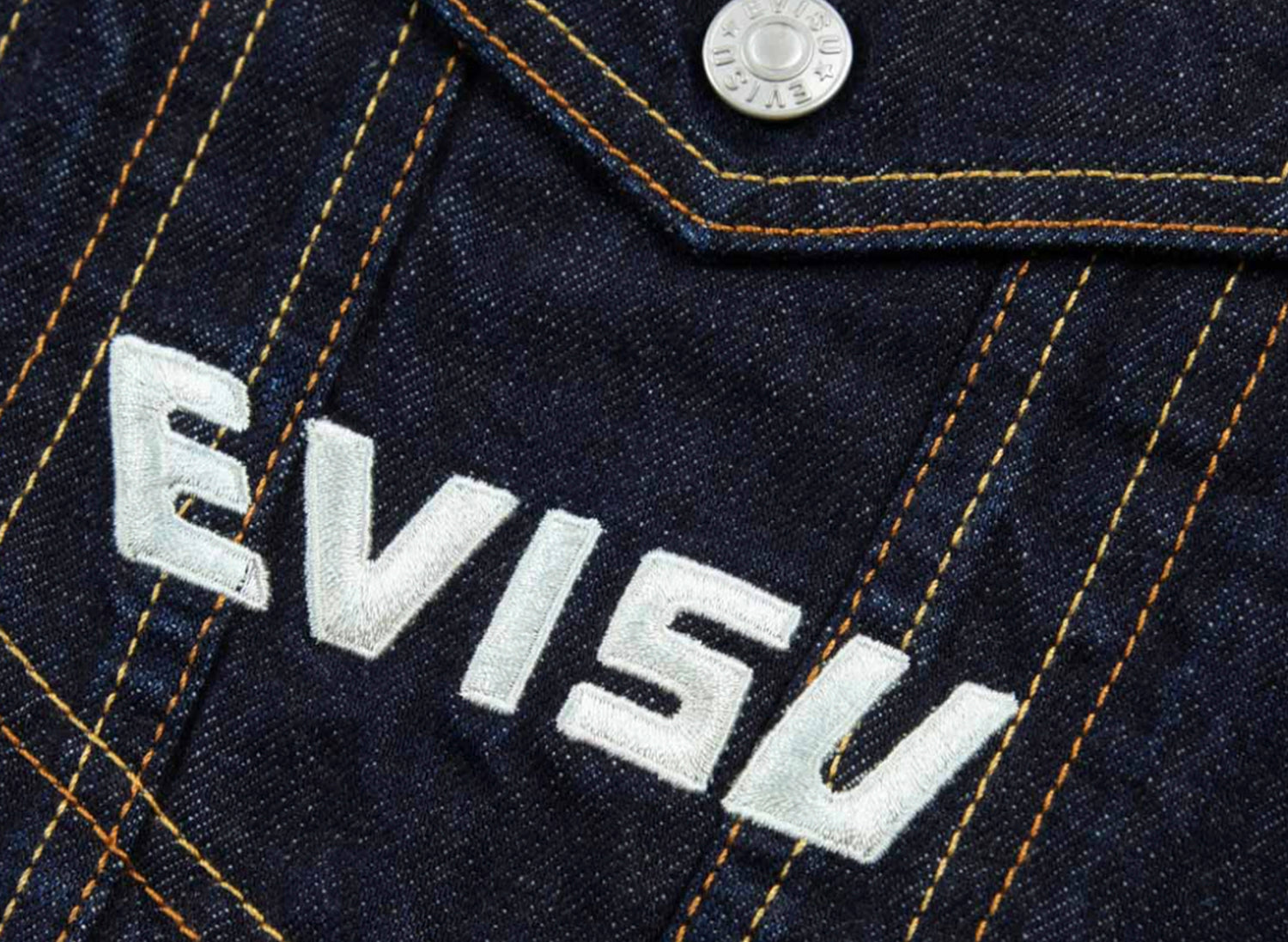 Evisu Monogram Daicock Printed Denim Jacket - view 4