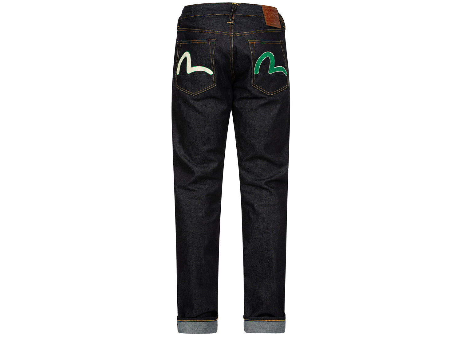 Evisu Seagull Embossed Printed Carrot Fit Denim Jeans - view 2