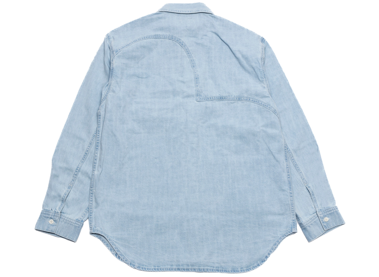 Evisu Seagull Embroidered Denim Shirt - view 2