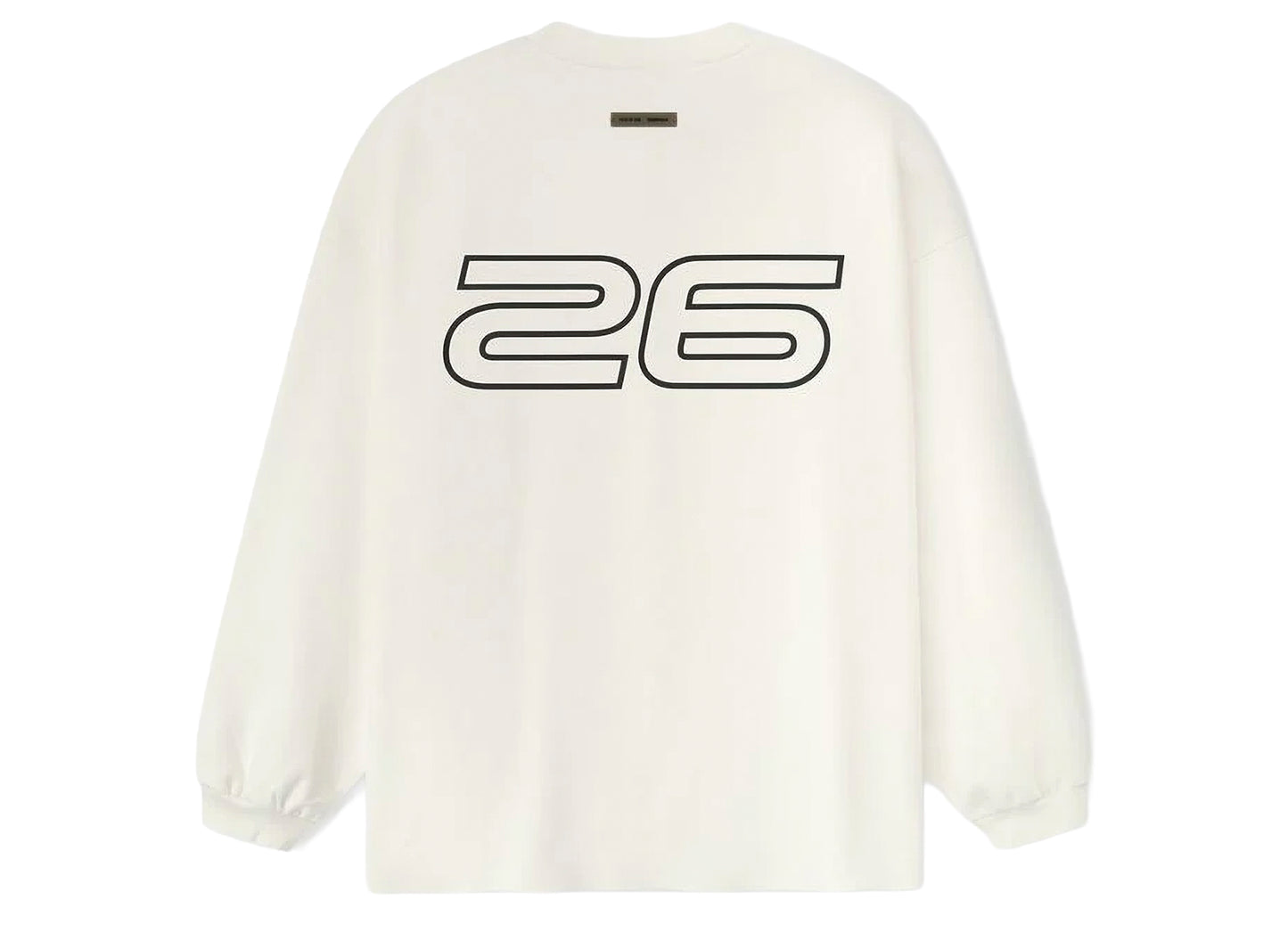 Fear of God Essentials 90's Long Sleeve Tee Ponte 'Ivory' — view 2