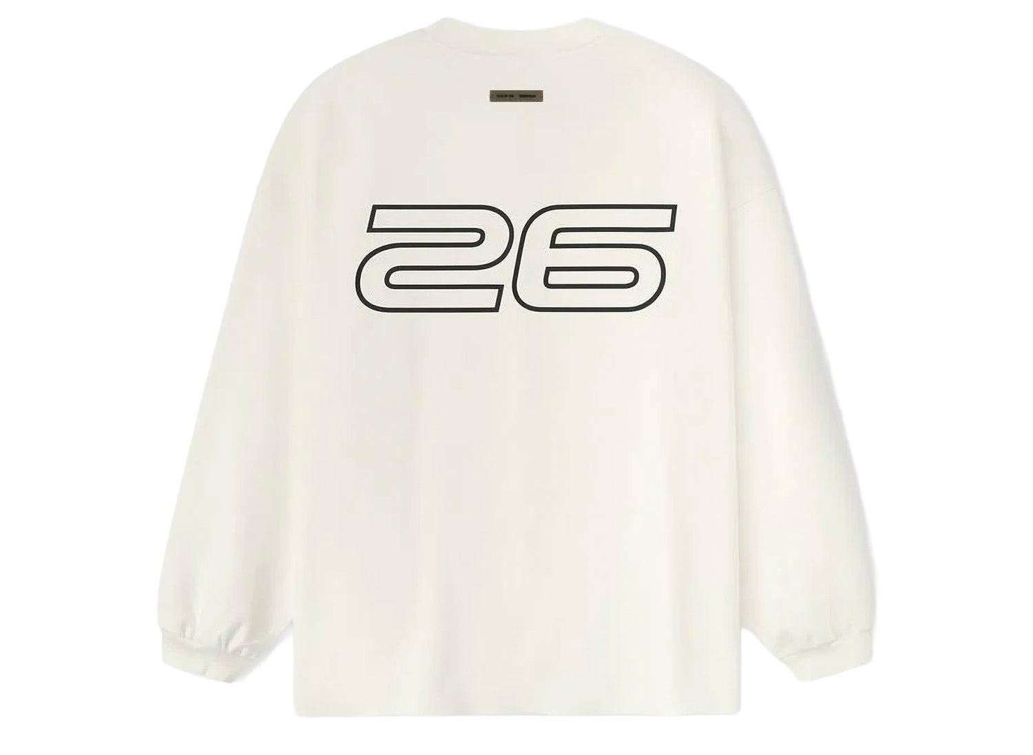 Fear of God Essentials 90's Long Sleeve Tee Ponte 'Ivory' — view 2