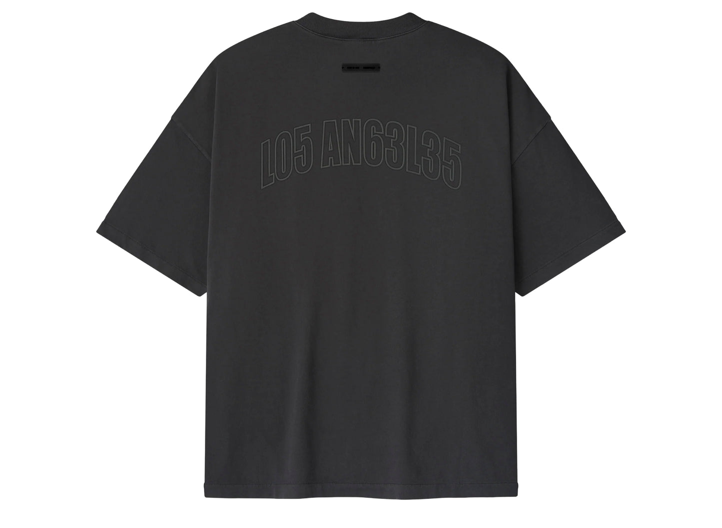 Fear of God Essentials 90's Short Sleeve Tee Los Angeles 'Vintage Black' — view 2