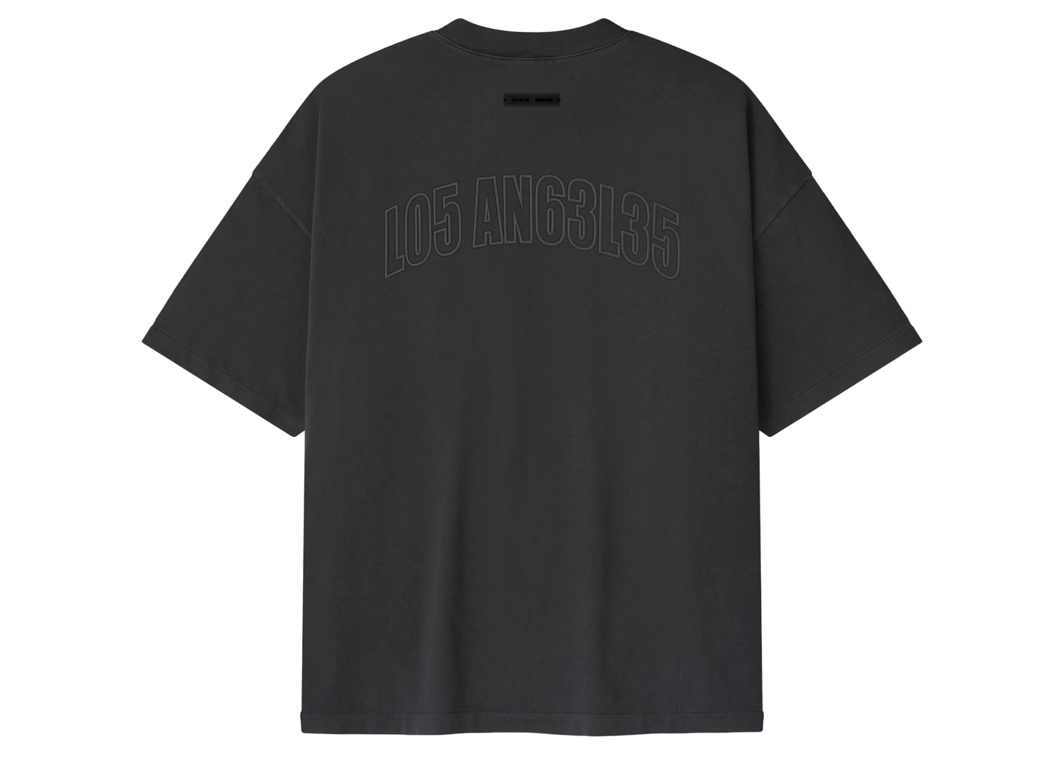 Fear of God Essentials 90's Short Sleeve Tee Los Angeles 'Vintage Black' — view 2