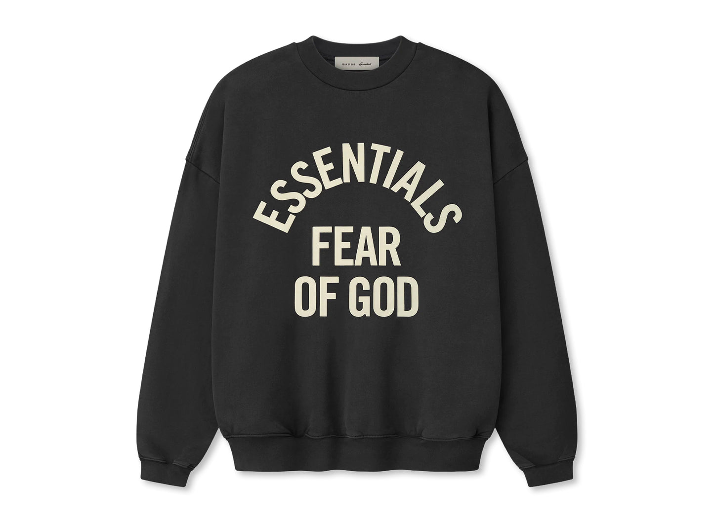 Fear of God Essentials Campus 90's Crewneck Sweatshirt 'Faded Black'