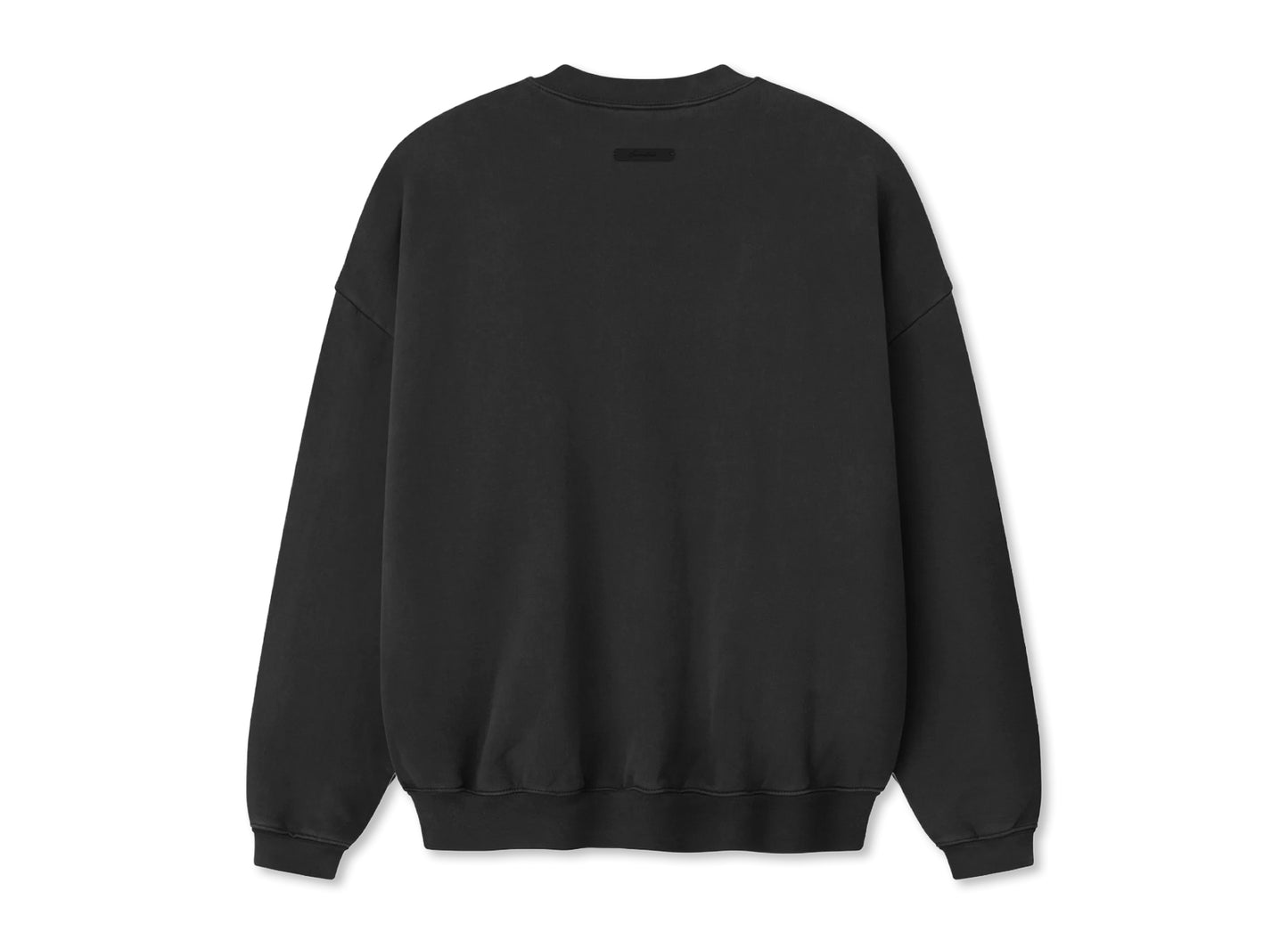 Fear of God Essentials Campus 90's Crewneck Sweatshirt 'Faded Black' — view 2