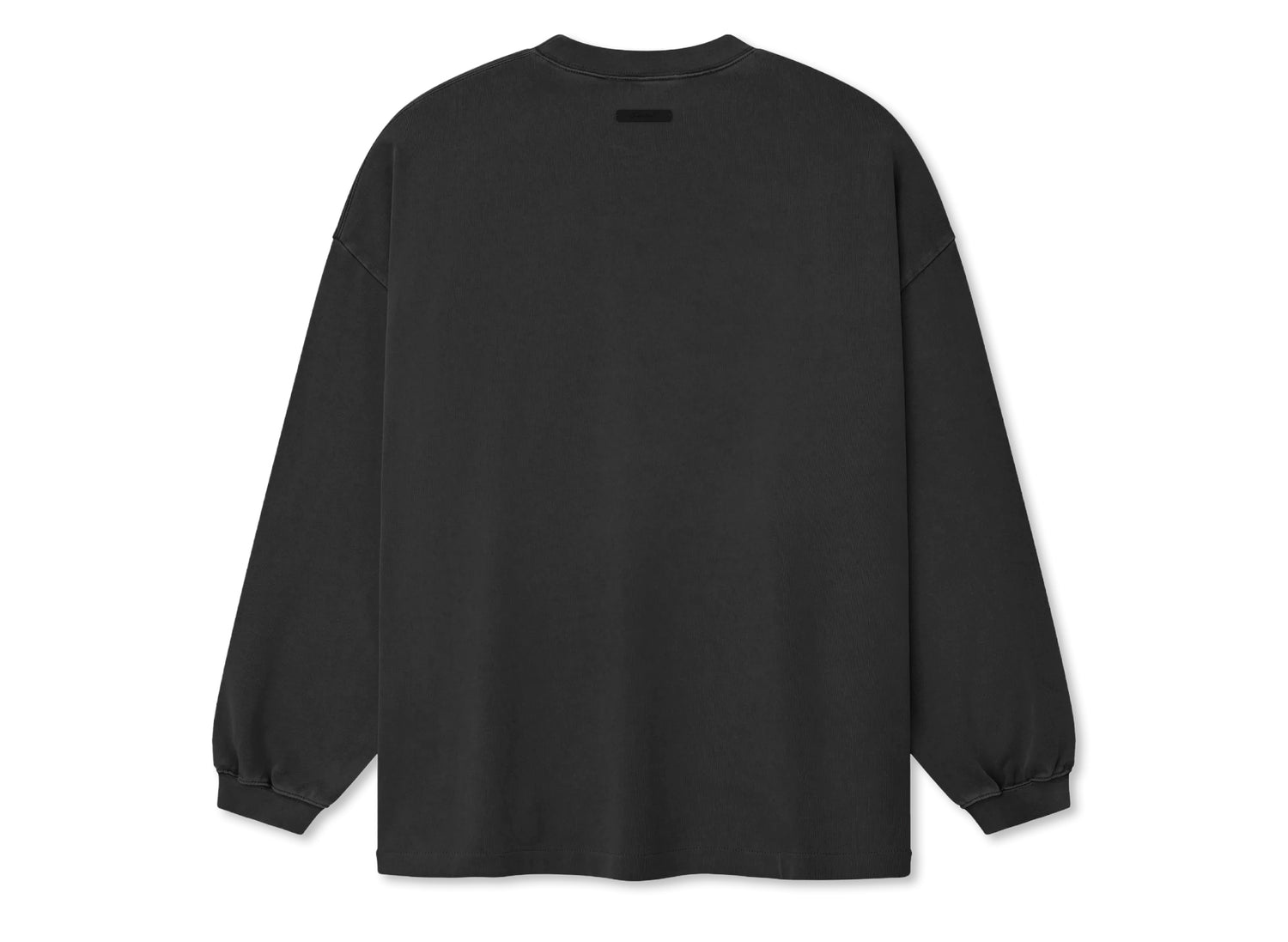 Fear of God Essentials Campus 90's Long Sleeve Tee 'Faded Black' — view 2