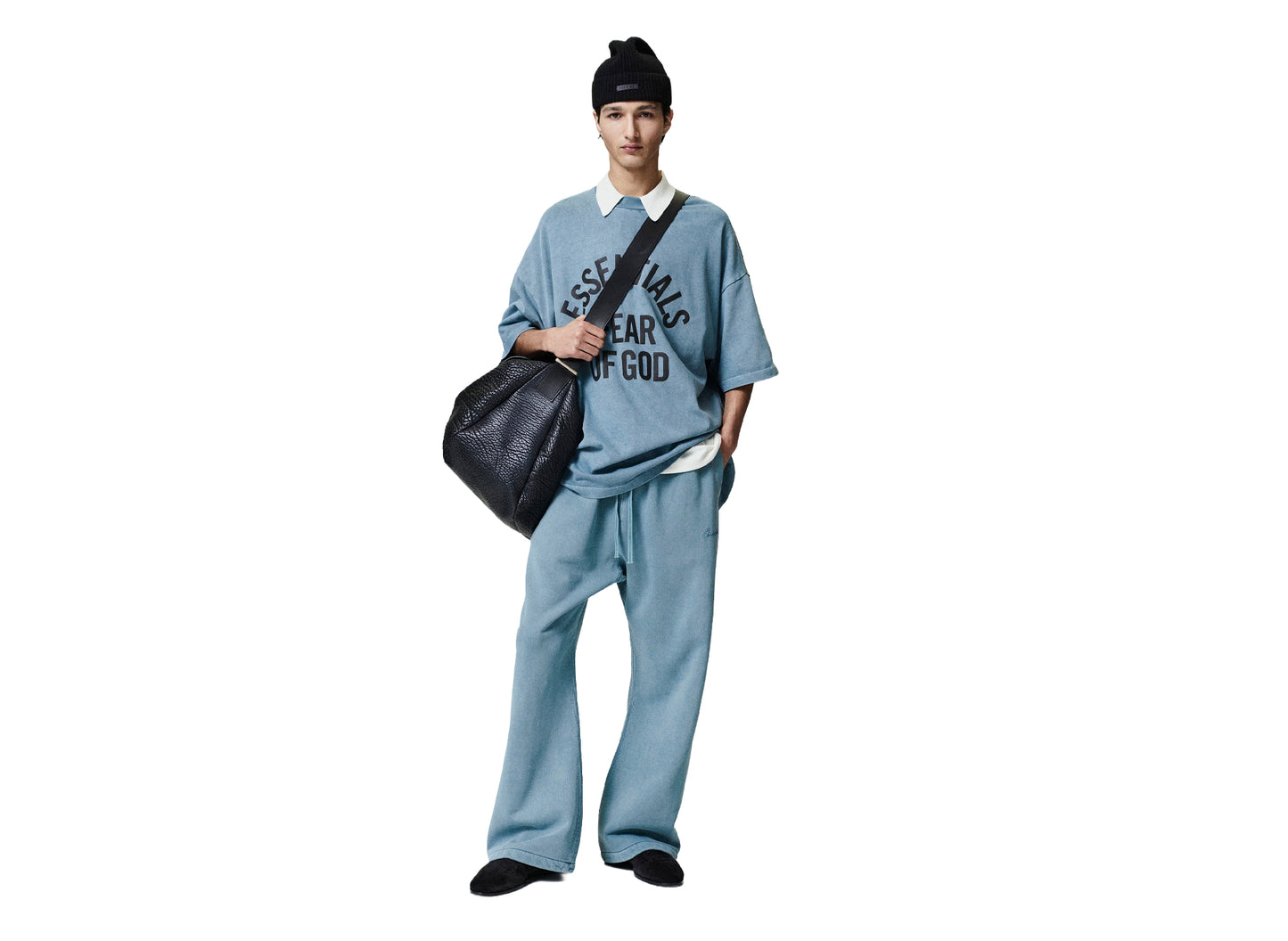 Fear of God Essentials Campus 90's Short Sleeve Tee 'Faded Coastal' — view 4