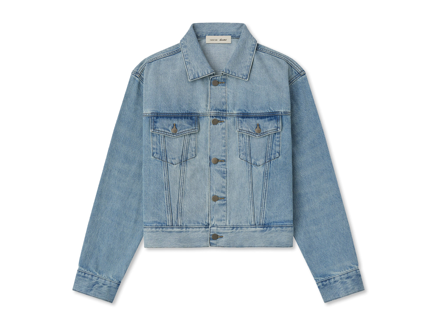 Fear of God Essentials Classic Denim Jacket 'Classic Blue'