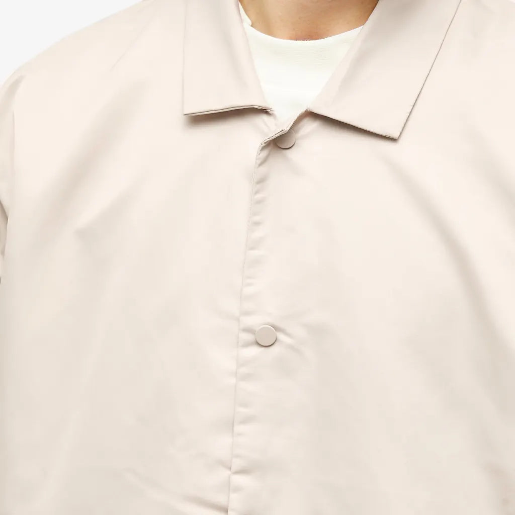 Fear of God Essentials Coaches Jacket in Silver Cloud - view 2