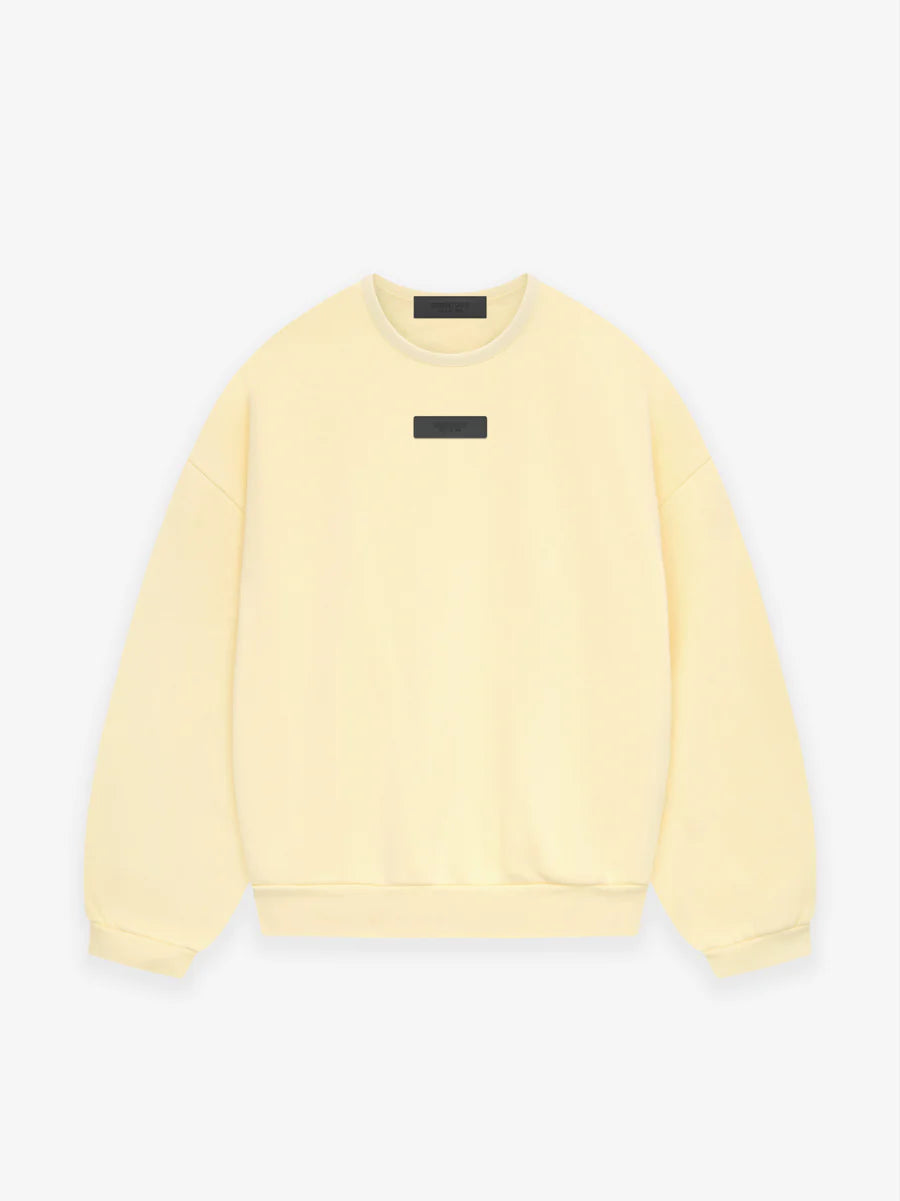 Fear of God Essentials Crewneck Sweater in Garden Yellow