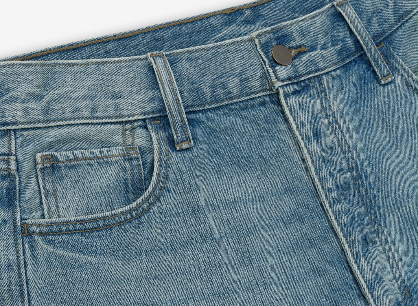 Fear of God Essentials Denim 5 Pocket Jeans 'Classic Blue' — view 3