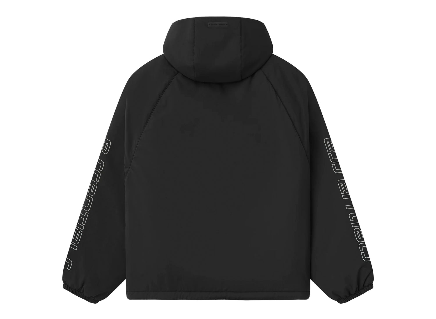 Fear of God Essentials Half Zip Anorak 'Vintage Black' — view 2