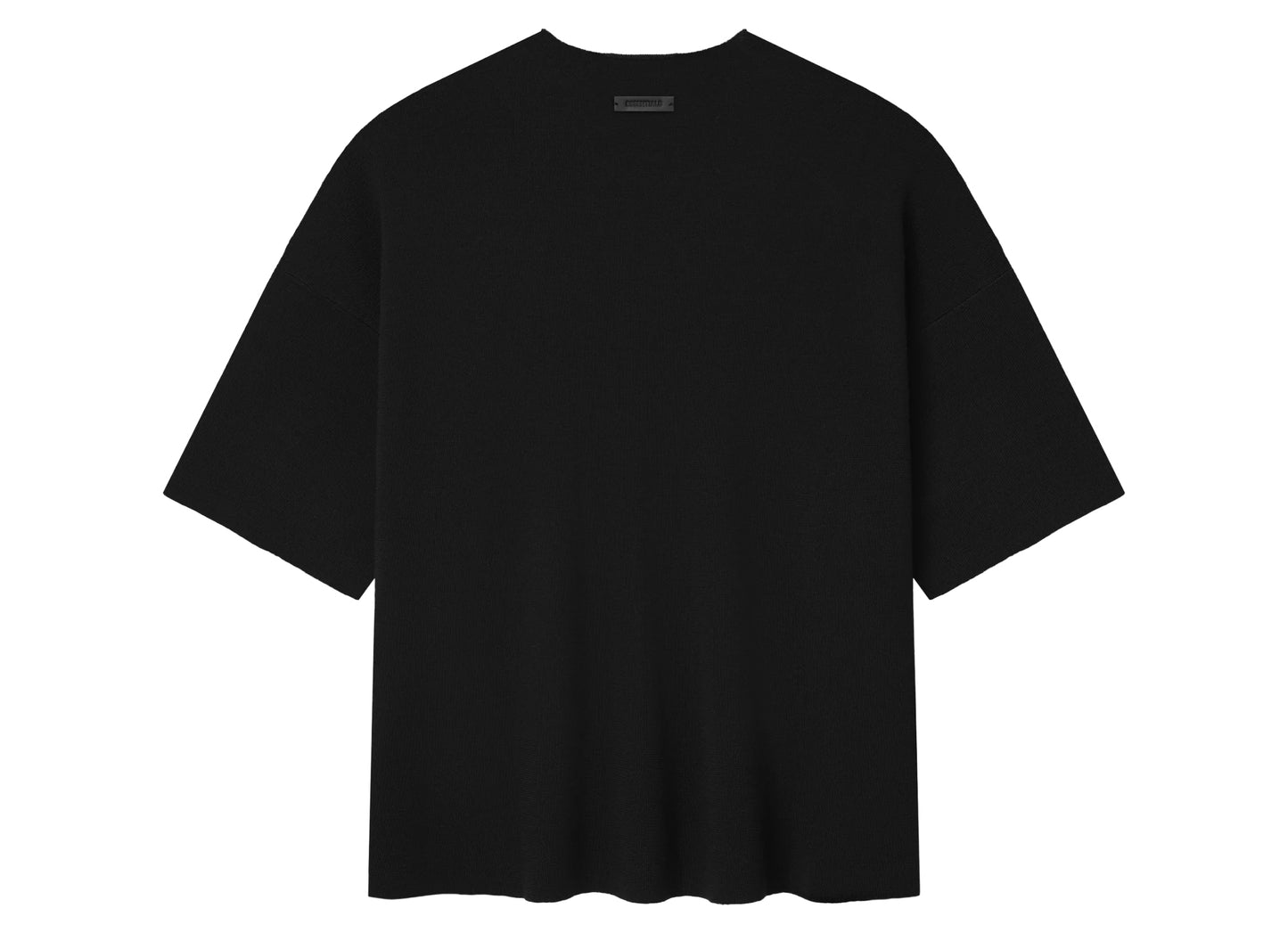 Fear of God Essentials Merino Short Sleeve Tee 'Jet Black' - view 2