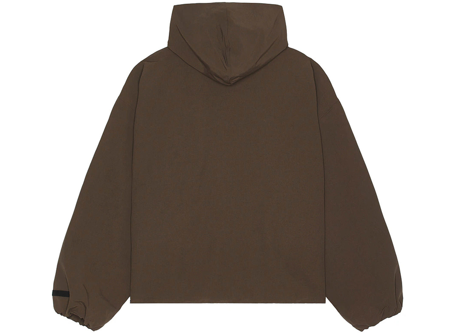 Fear of God Essentials Military Nylon Hooded Anorak in Brown - view 2