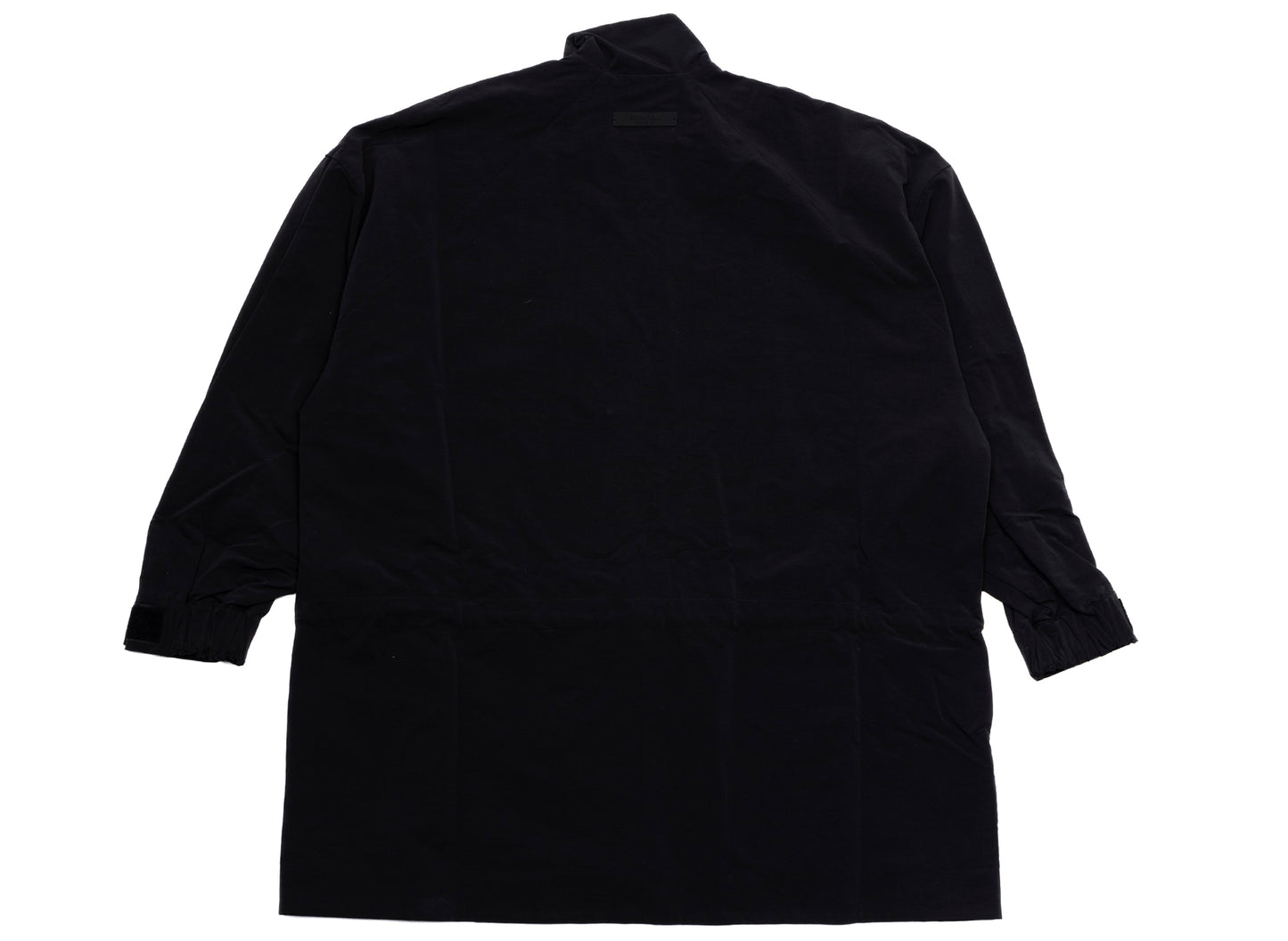 Fear of God Essentials Military Nylon Mockneck Anorak in Black - view 2
