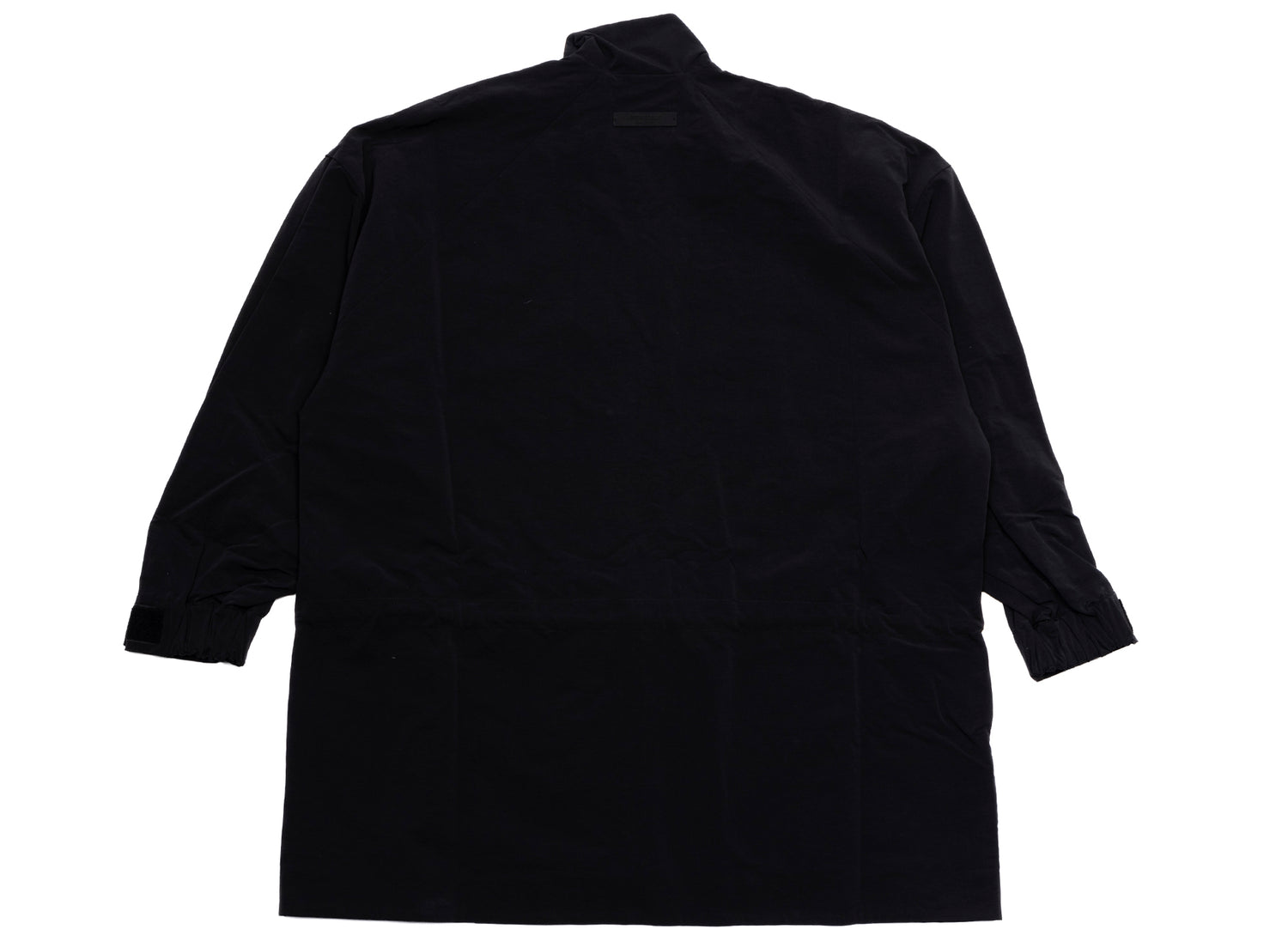 Fear of God Essentials Military Nylon Mockneck Anorak in Black - view 2