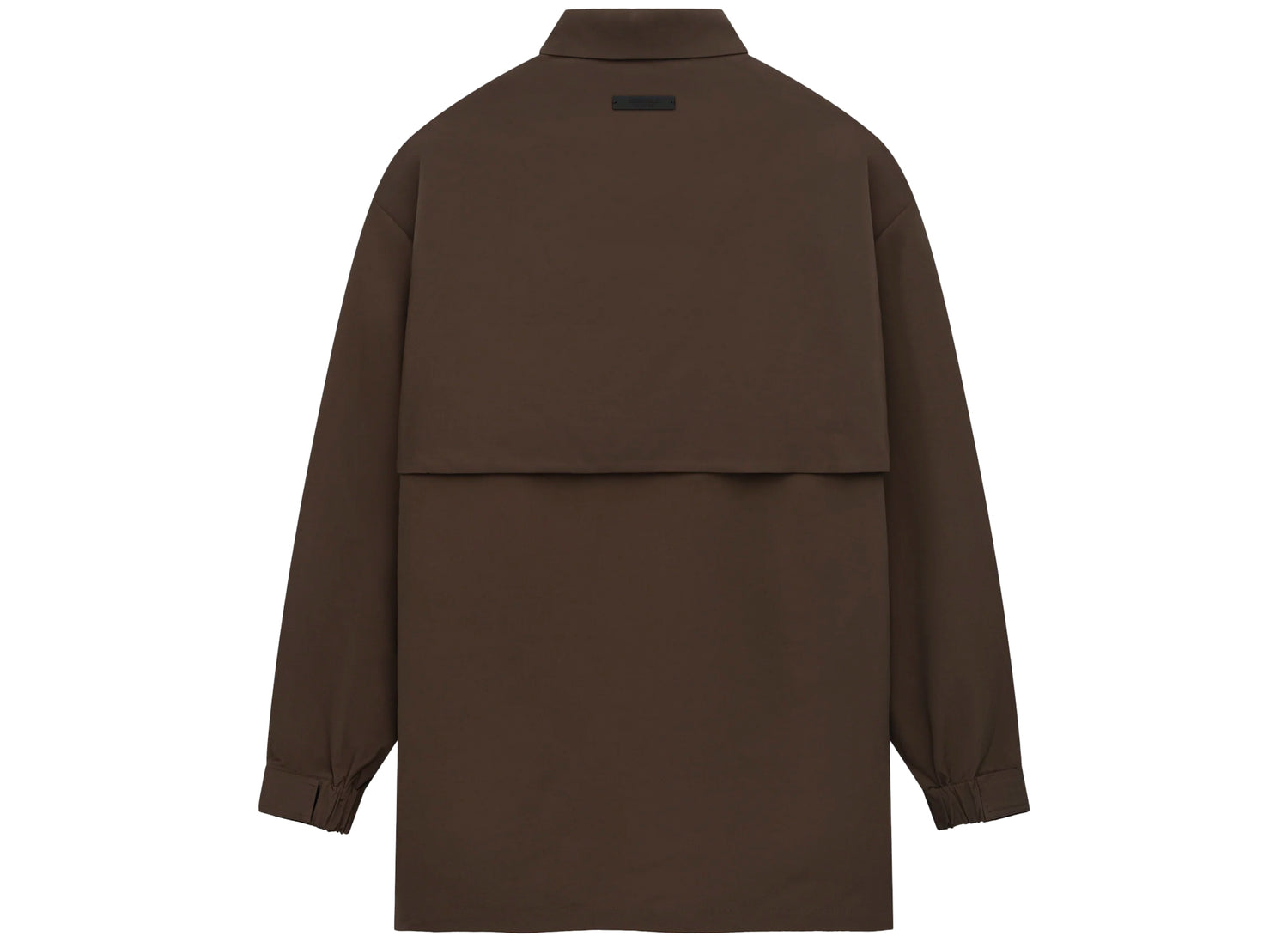 Fear of God Essentials Military Nylon Overshirt in Brown - view 2