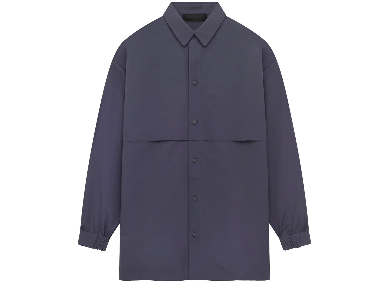 Fear of God Essentials Military Nylon Overshirt in Marine